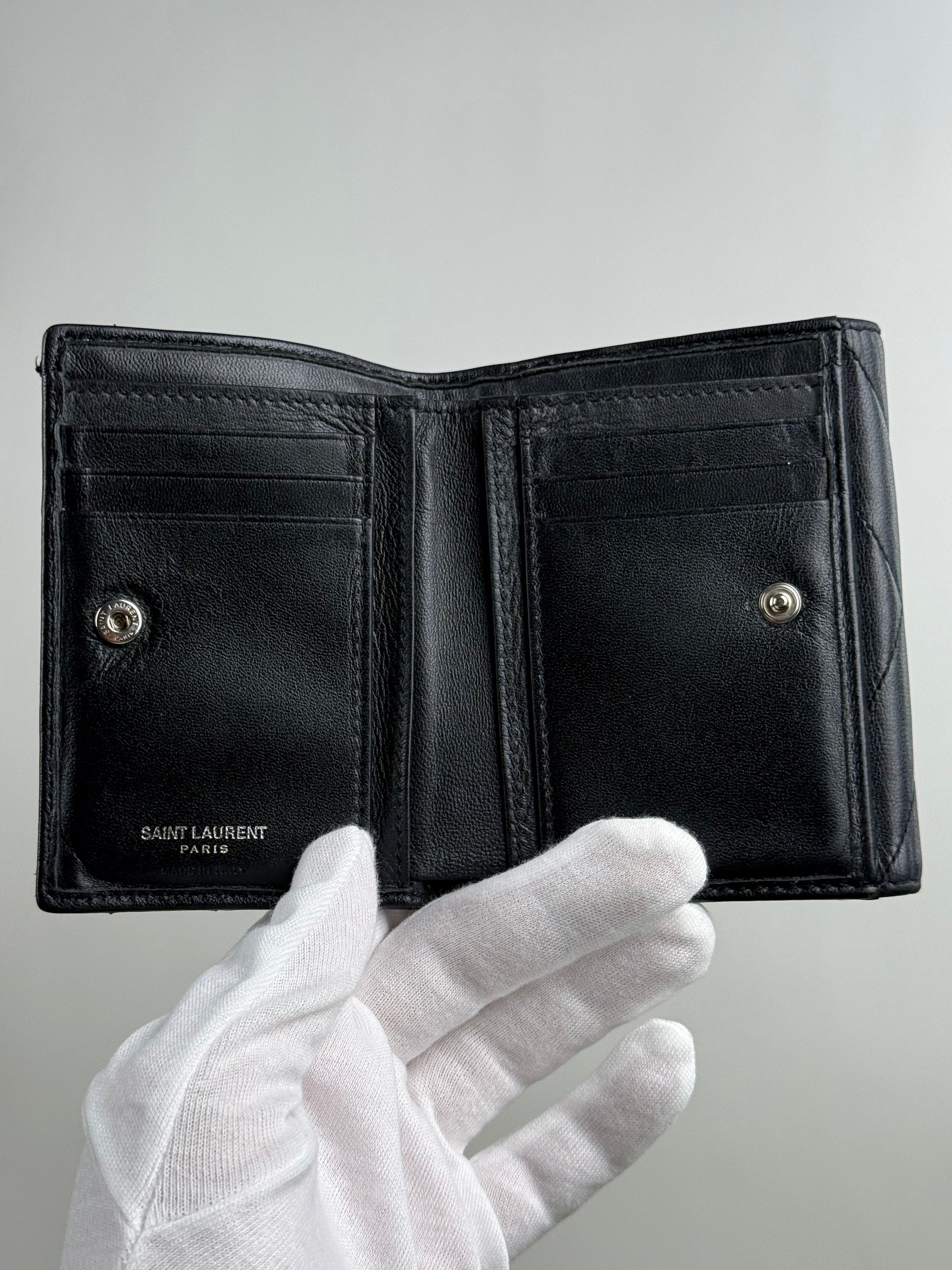 Portafoglio Saint Laurent Nero