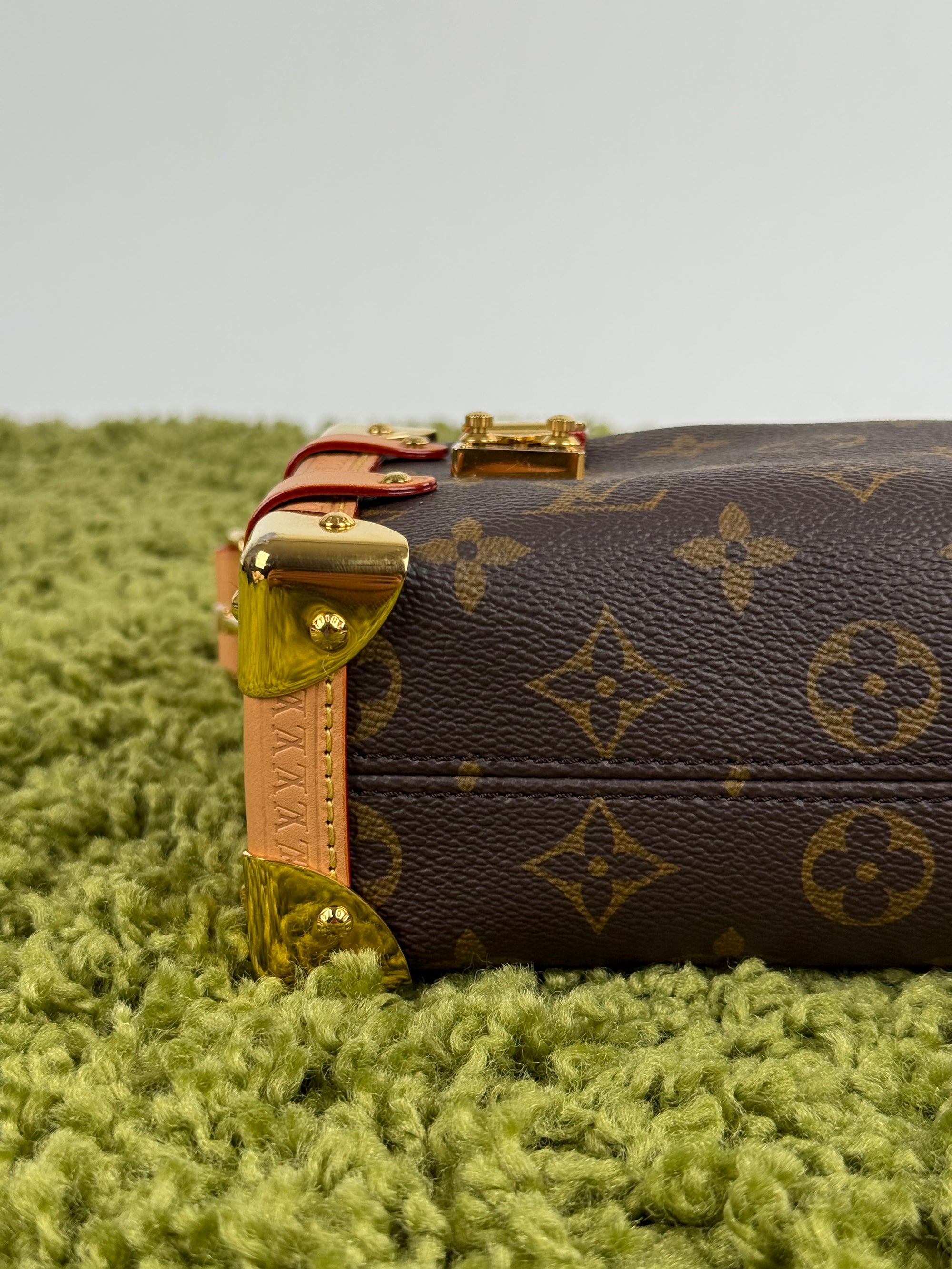 Borsa Side Trunk Louis Vuitton Marrone