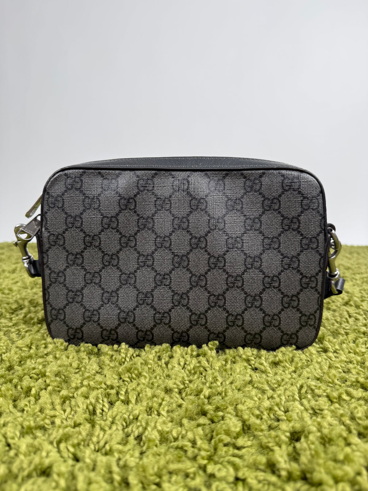 Borsa a tracolla Ophidia Gucci Monogram Verde