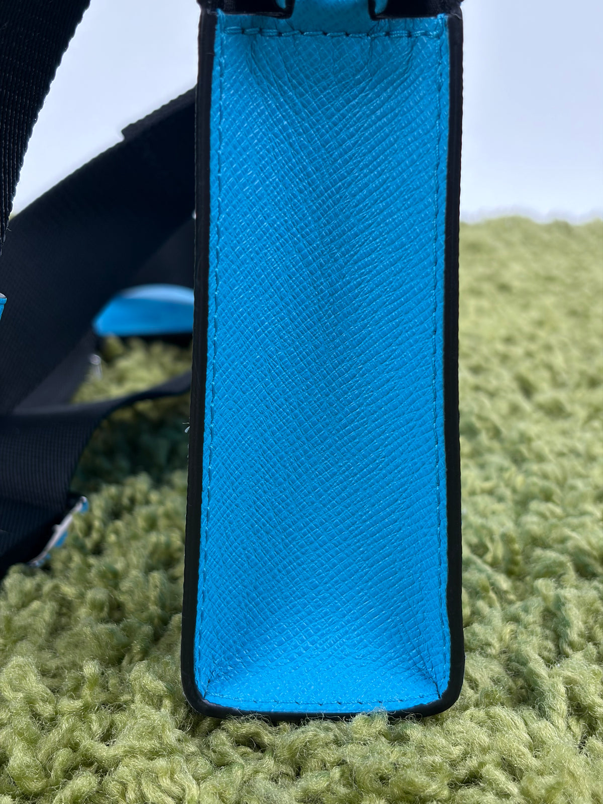 Mini Borsa a tracolla Louis Vuitton Gaston Azzurra
