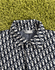 Polo Christian Dior in Jacquard Bianco Blu Navy  S