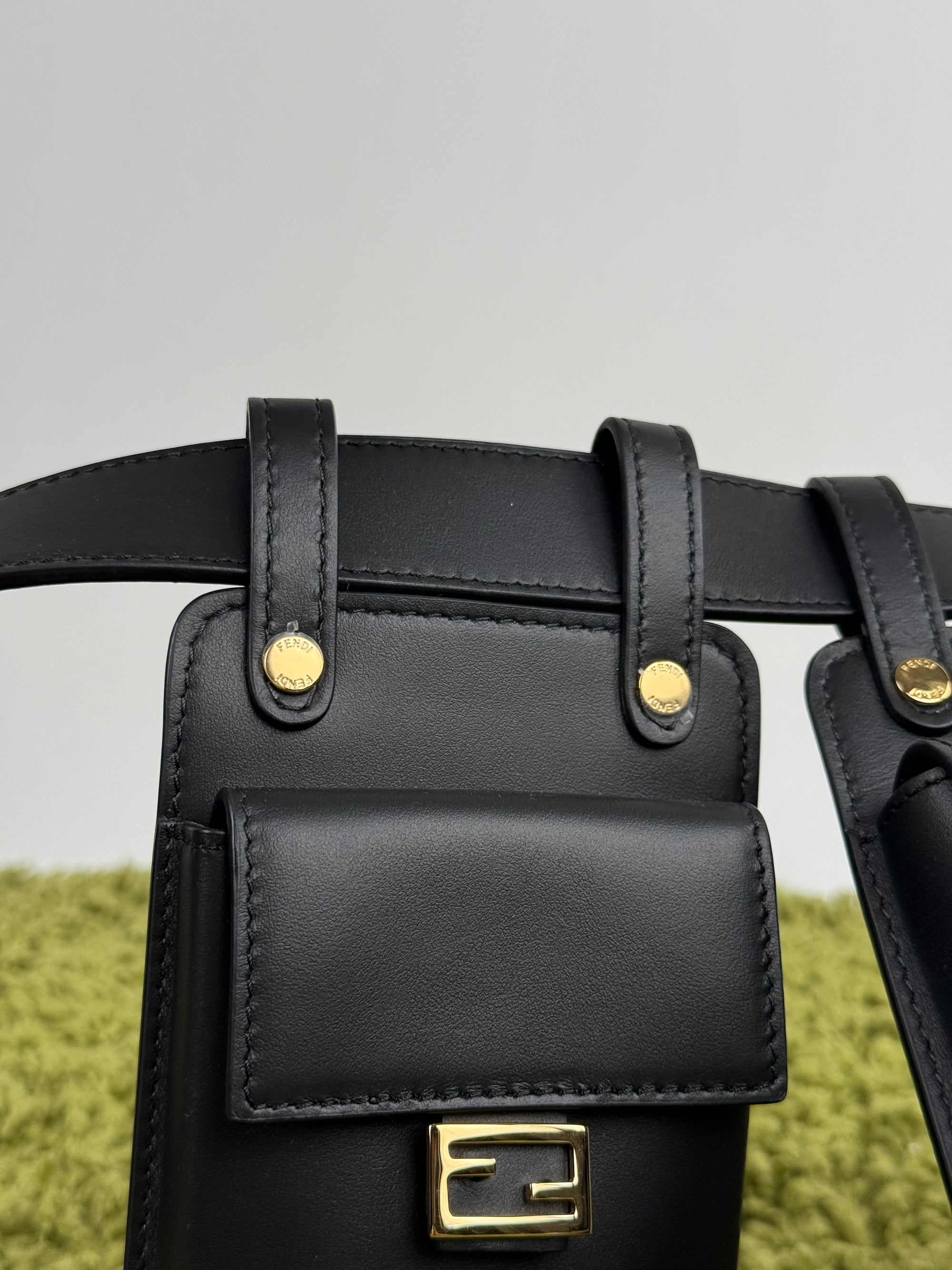 Cintura Con Portafogli Fendi In pelle Nera