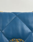 Borsa Chanel 19 Trapuntata in Pelle Azzurra