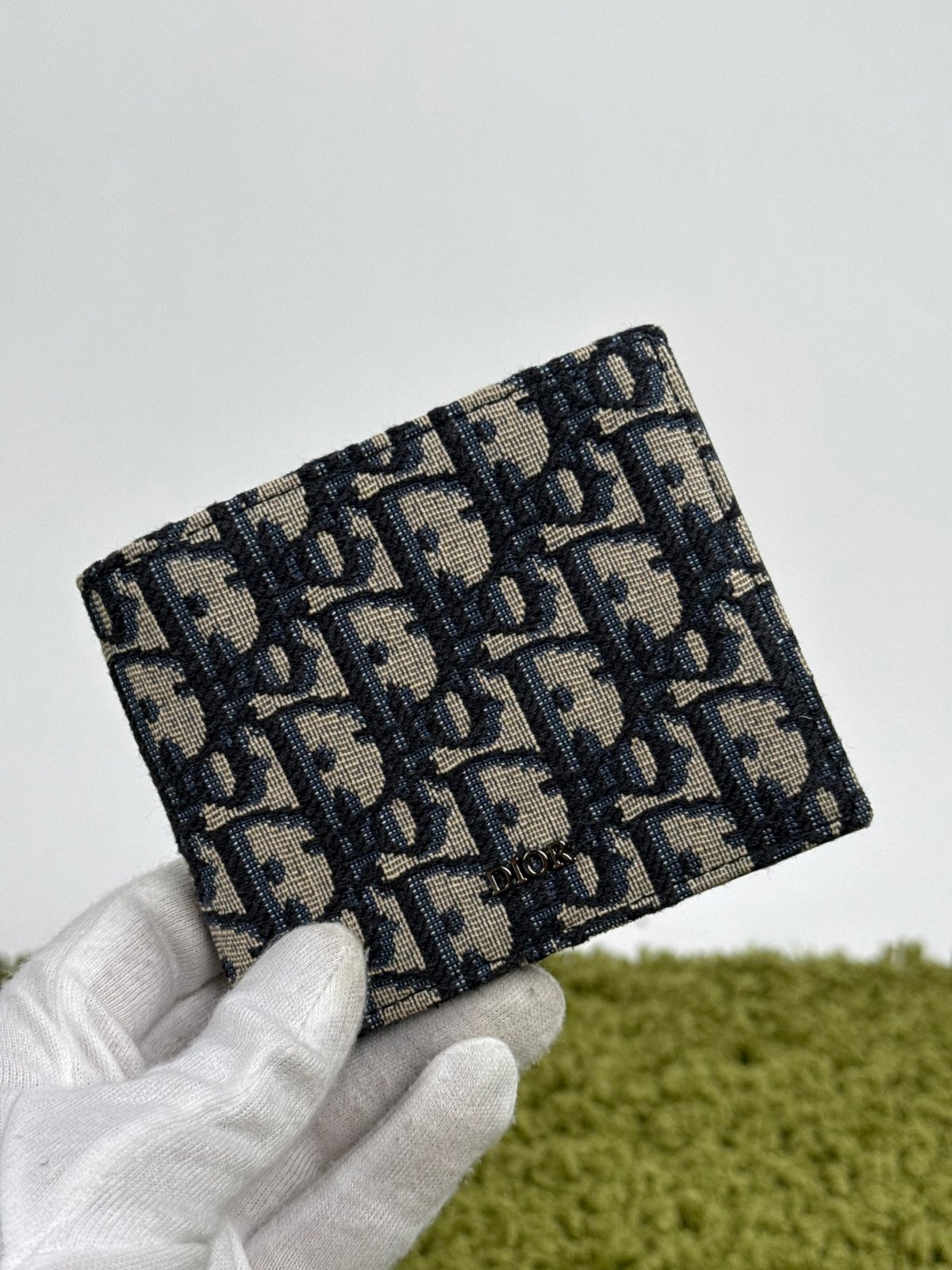 Portafogli Dior in jacquard - Second Hand Di Fiore