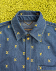 Camicia Louis Vuitton In Denim Blu S