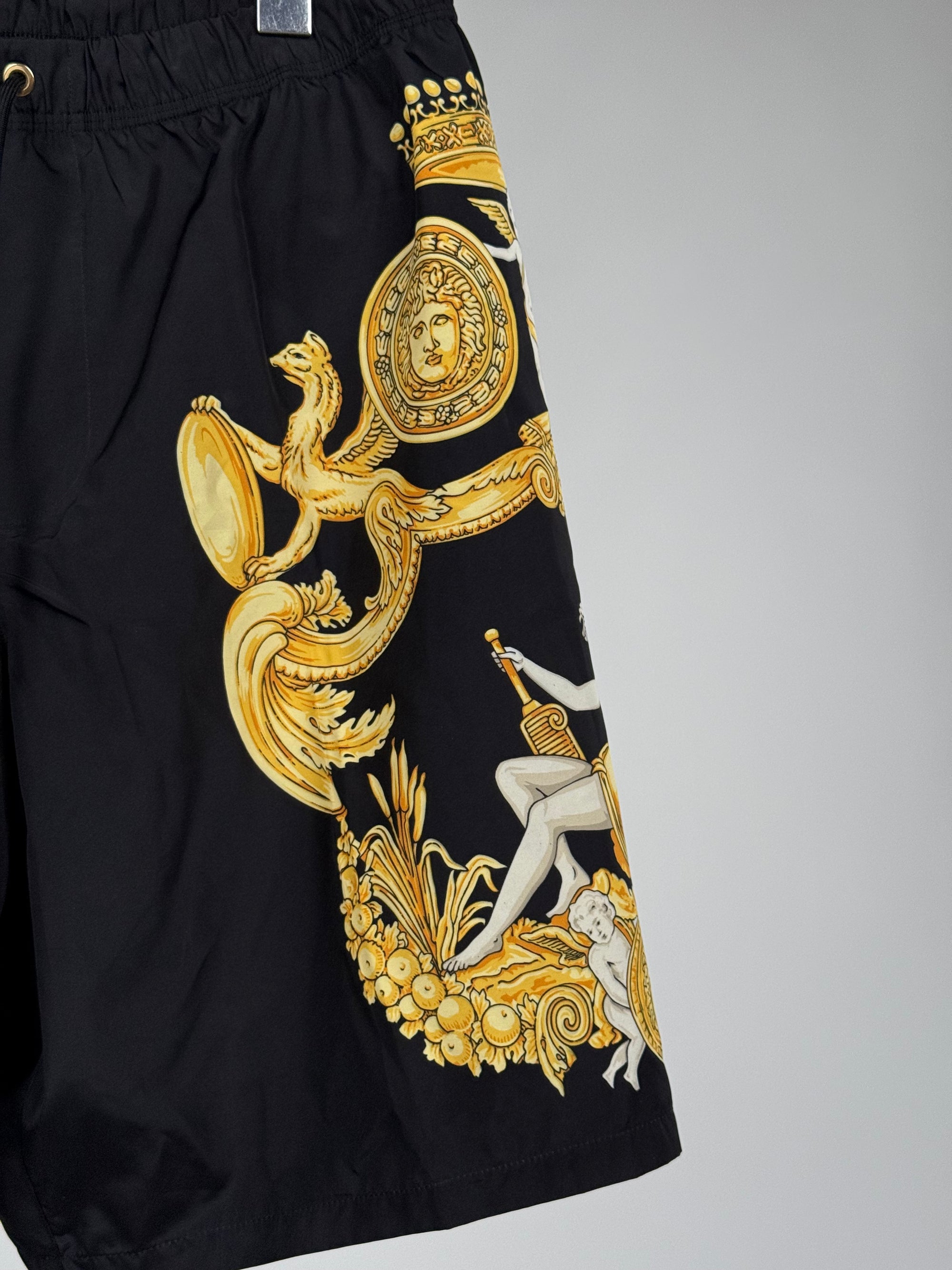 Costume Versace Size 4=L nero e giallo