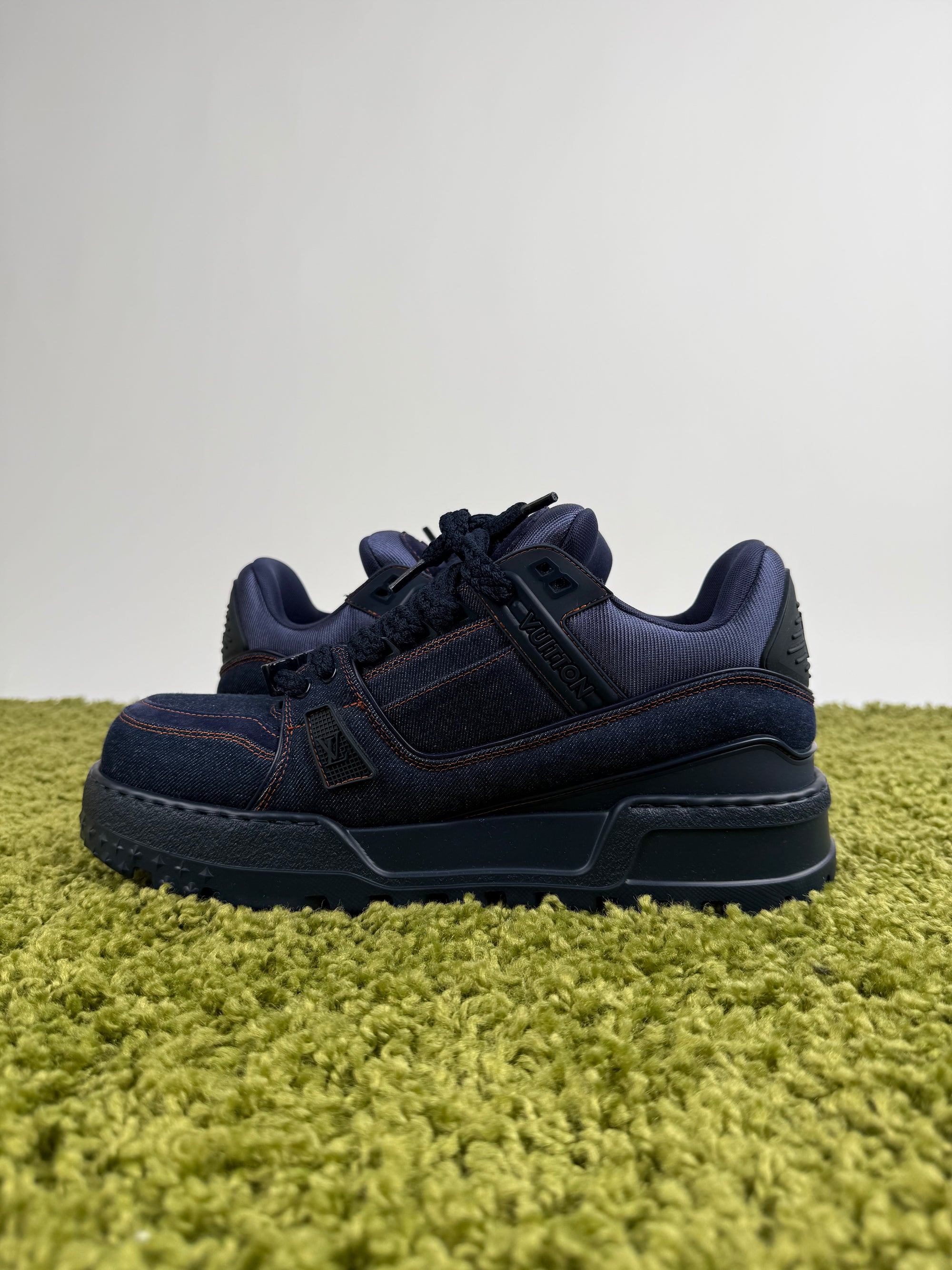 Louis Vuitton Skate Maxi in Denim Blu 9
