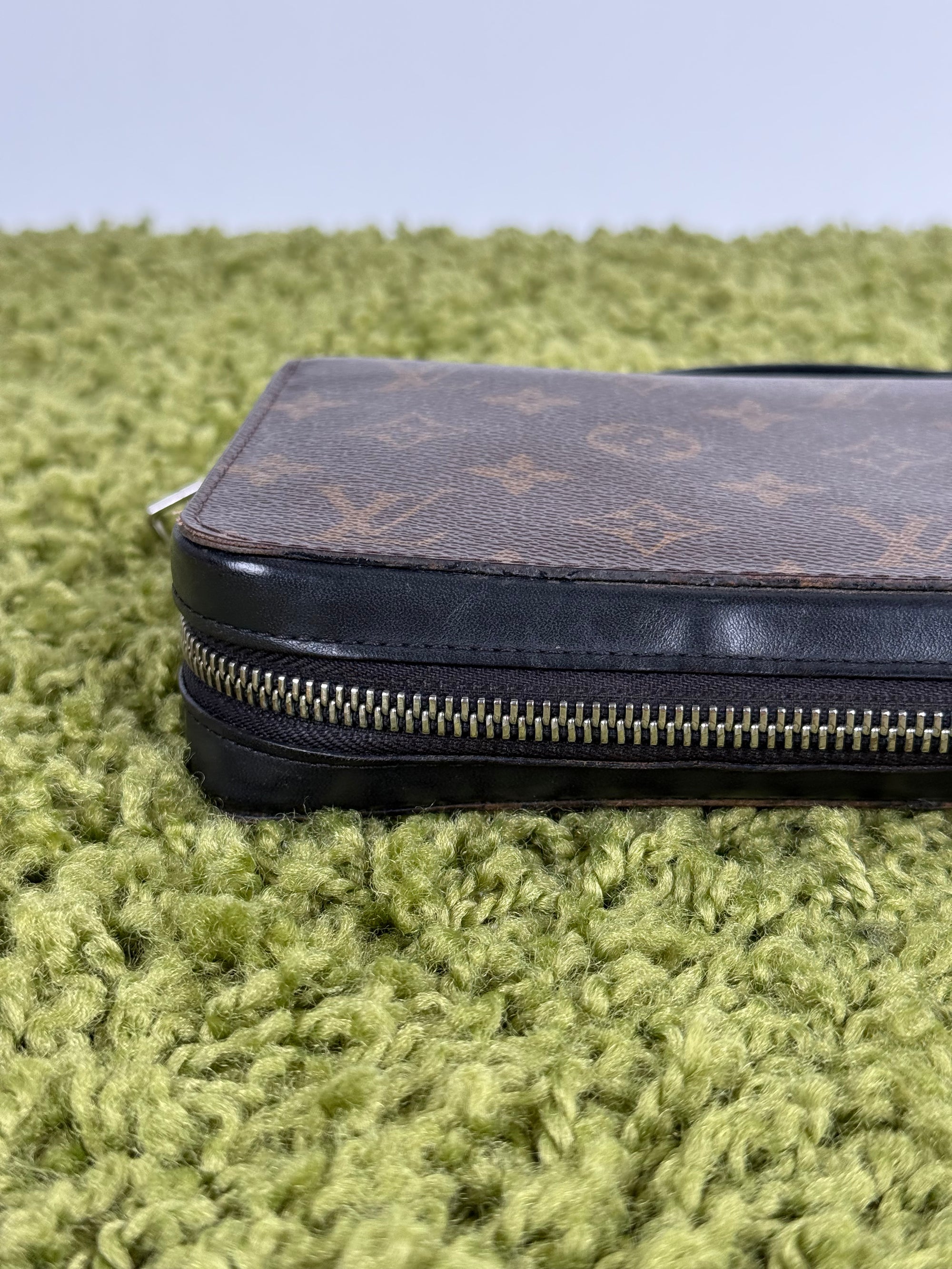 Portafoglio Monogram Macassar Zippy XL Louis Vuitton Monogram Marrone