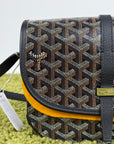 Goyard Borsa a tracolla Belvedère PM in tela Goyardine Nero