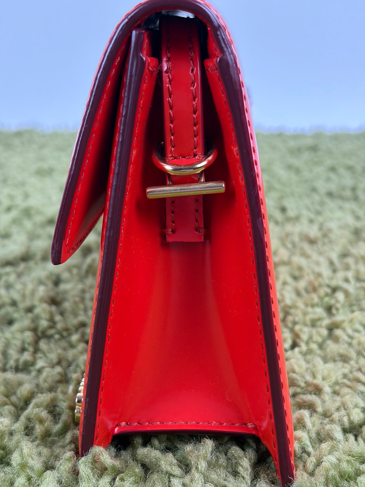 Borsa Jacquemus Le Bambino Long Rossa