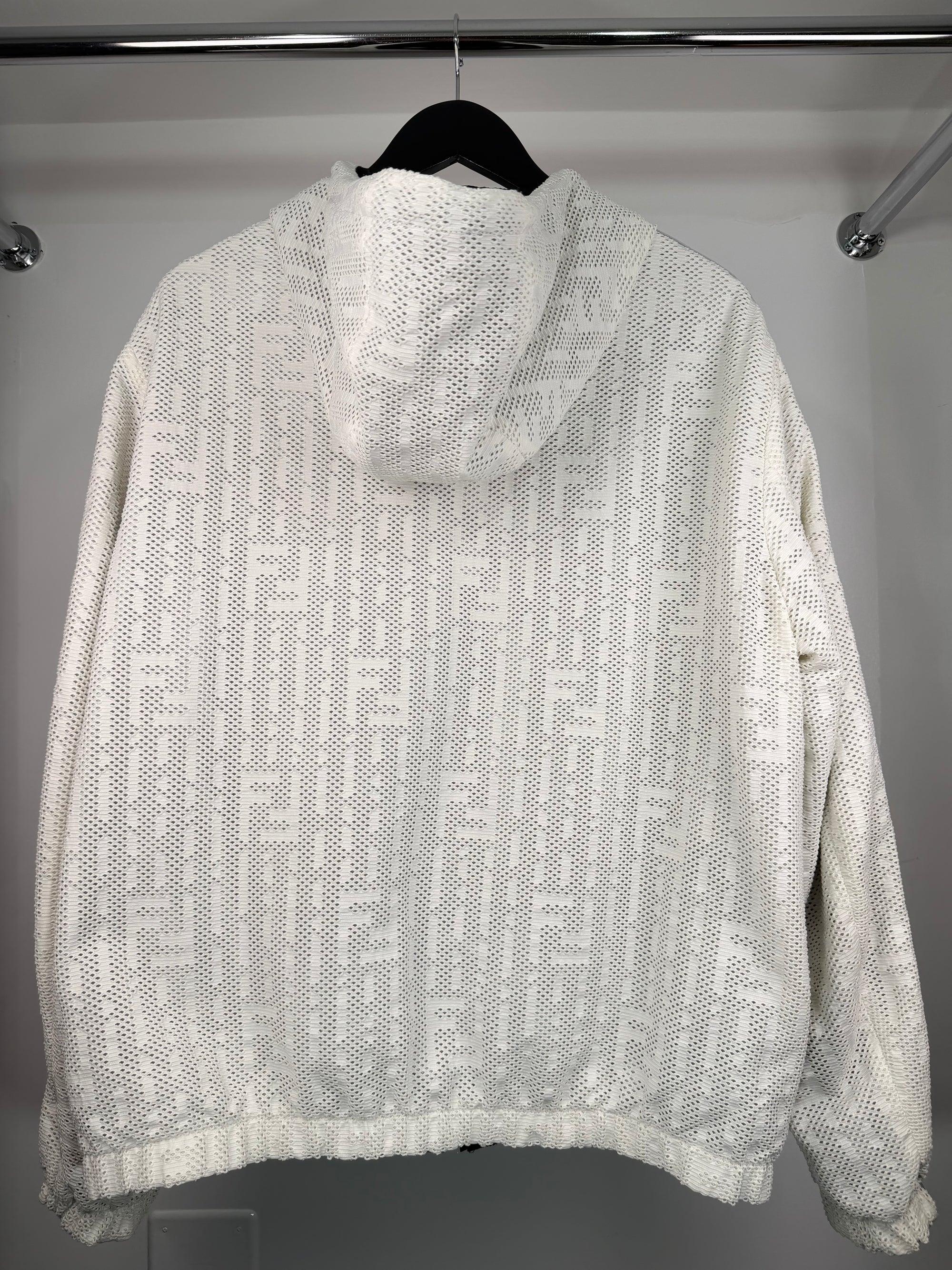 Felpa Fendi Size 50 bianca beige grigia e nera