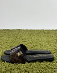 Ciabatte louis vuitton revival leather mules Size 36 nere e marroni