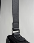 Borsa a tracolla mini saddle Christian Dior Nera