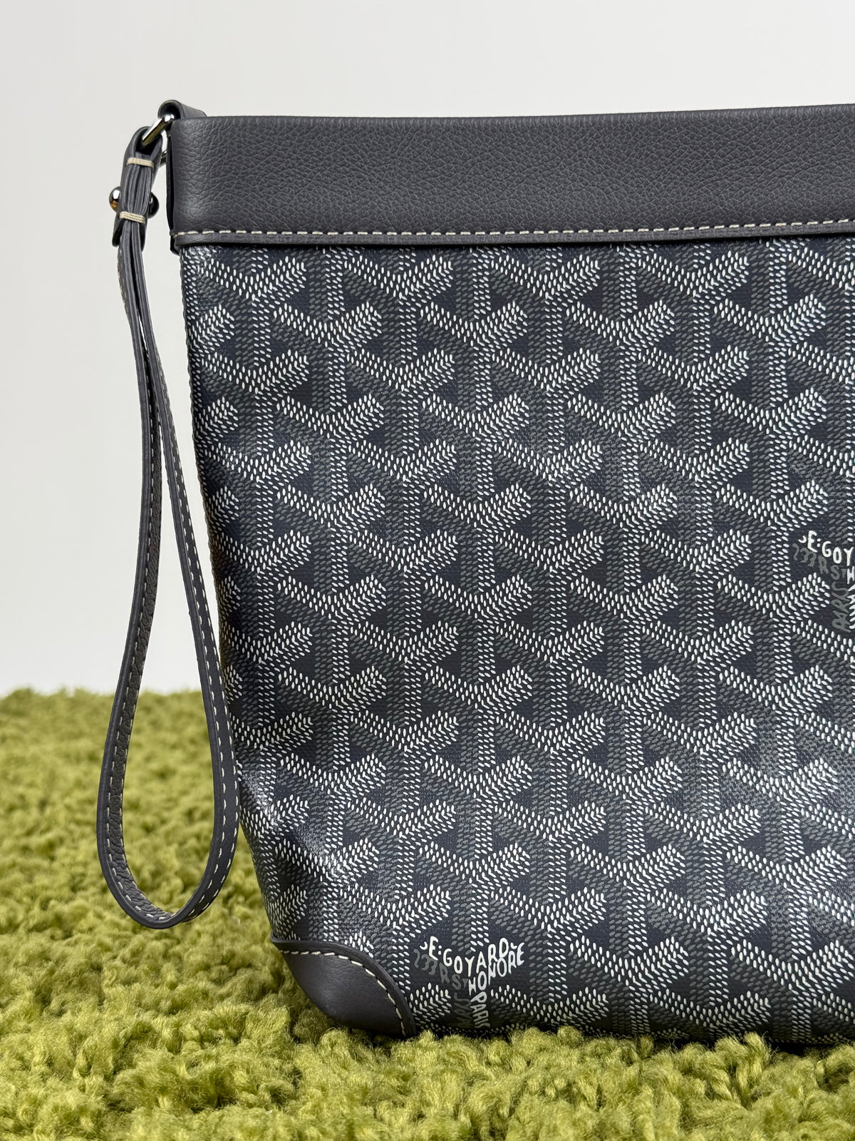 Goyard Pochette Conti in tela Goyardine  Grigia