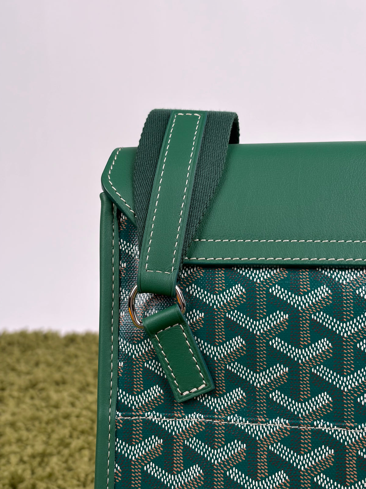Borsa a tracolla Coursier Goyard Verde