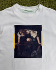 T-Shirt Narciso Off White Bianca multicolor veste XL