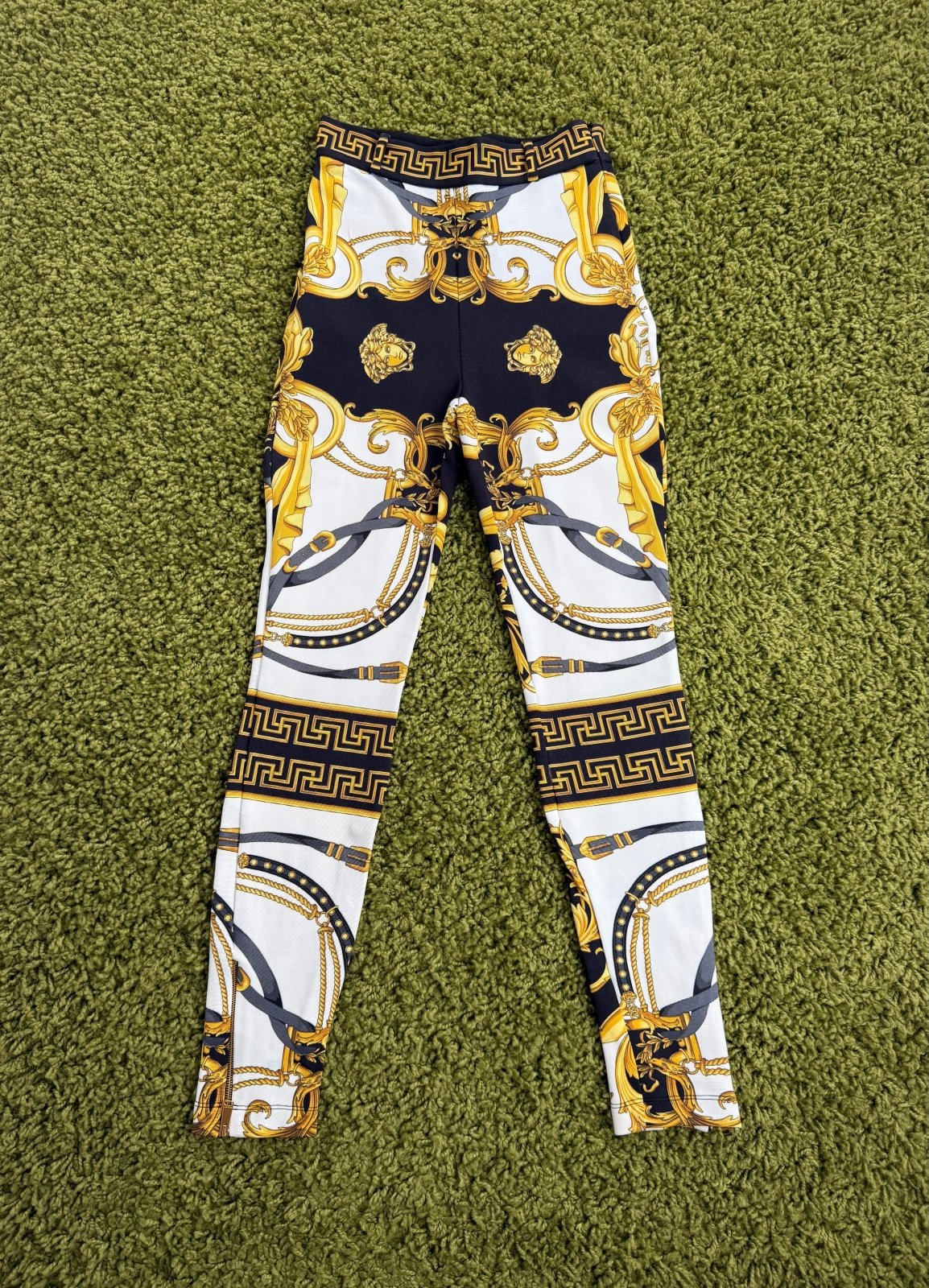 Leggins Versace Bianco Multicolor 38 - Second Hand Di Fiore