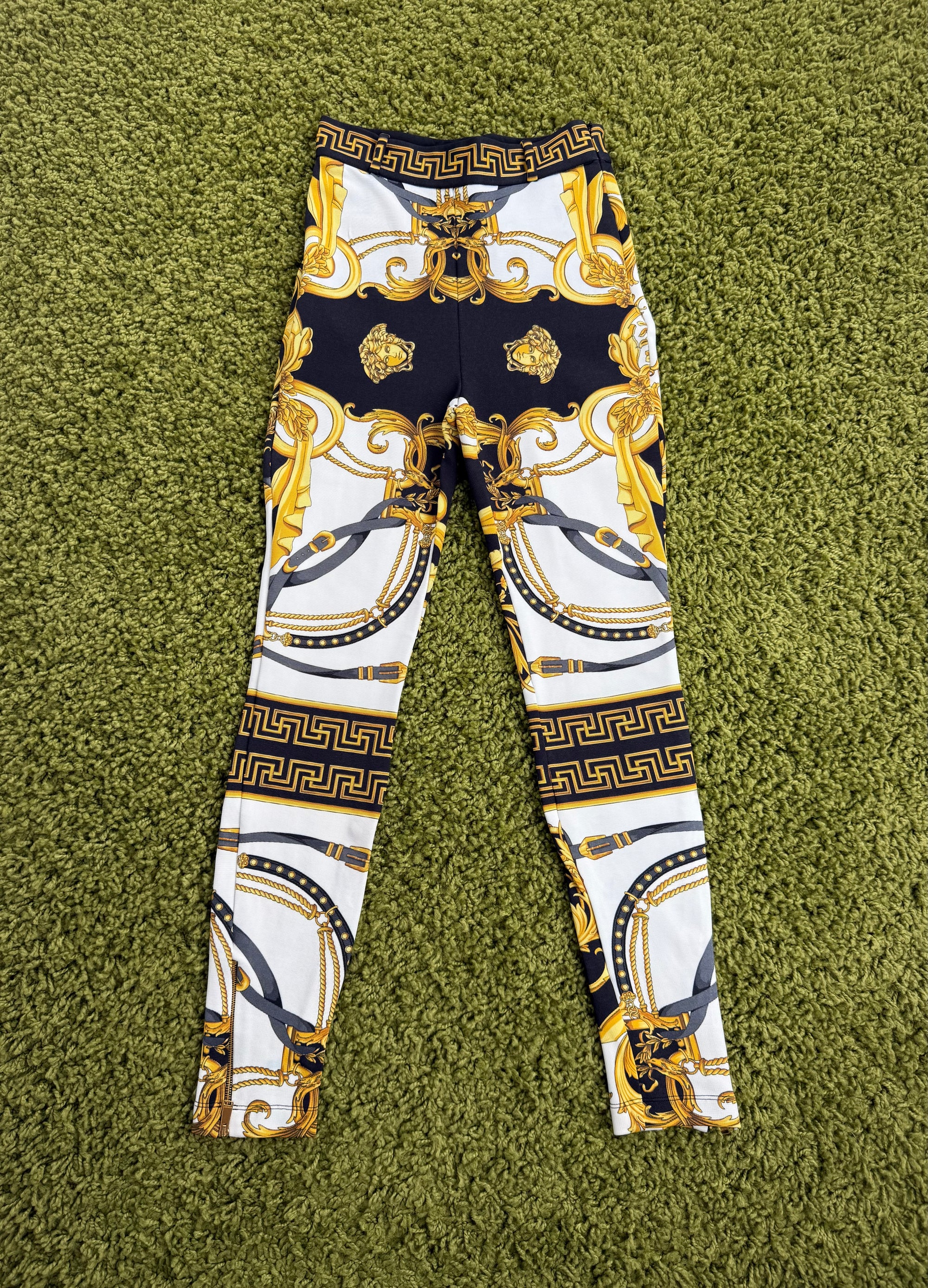Leggins Versace Bianco Multicolor 38