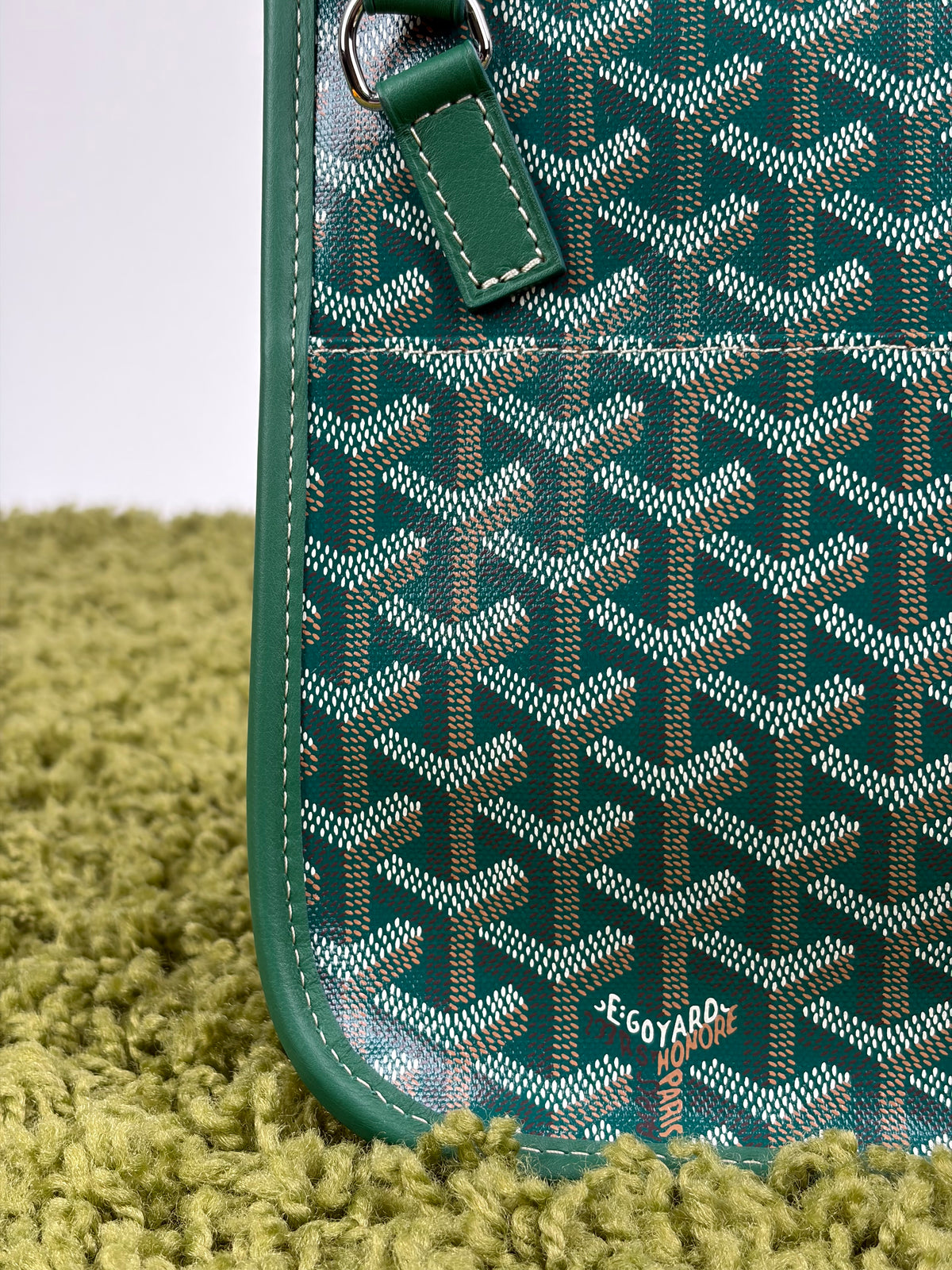 Borsa a tracolla Coursier Goyard Verde