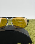 Occhiali da sole Prada Neri Con lente Gialla PR58YS
