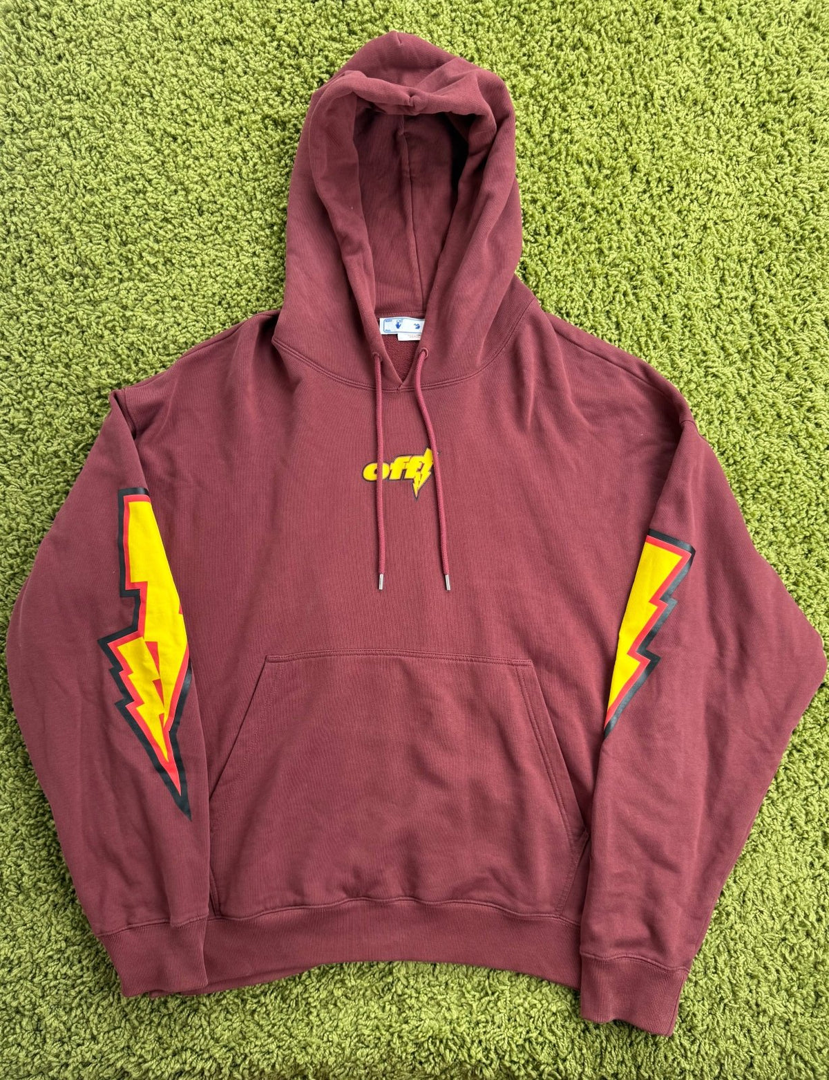 Felpa Thunder Stable Off White Bordeaux XXL - Second Hand Di Fiore