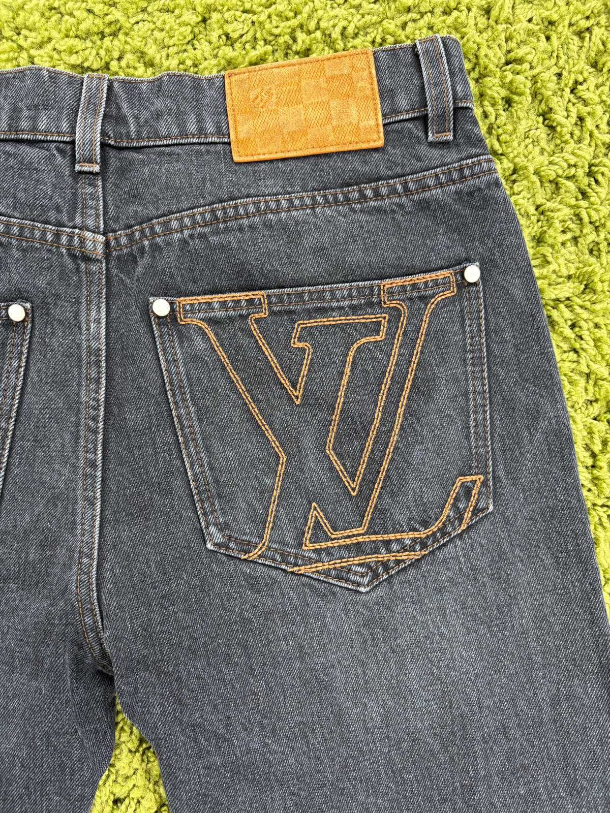 Jeans Louis Vuitton In Denim Nero 32