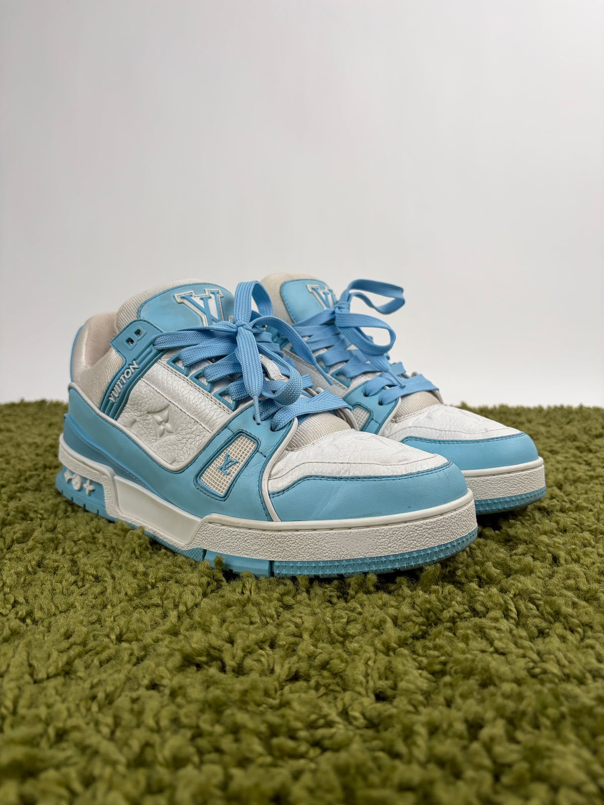 Louis Vuitton Trainer Azzurra 7
