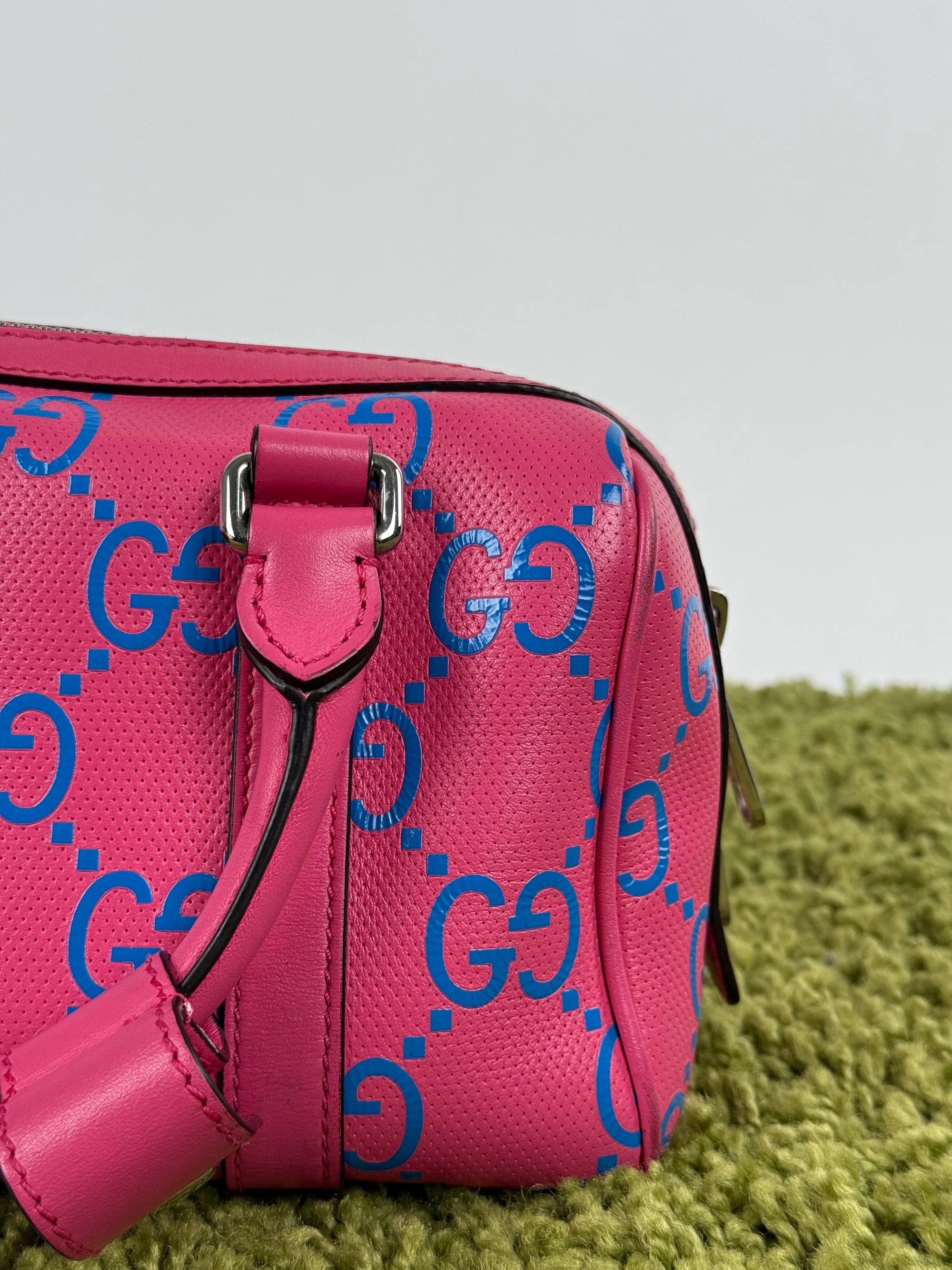 Borsa Boston Gucci Rosa Multicolor