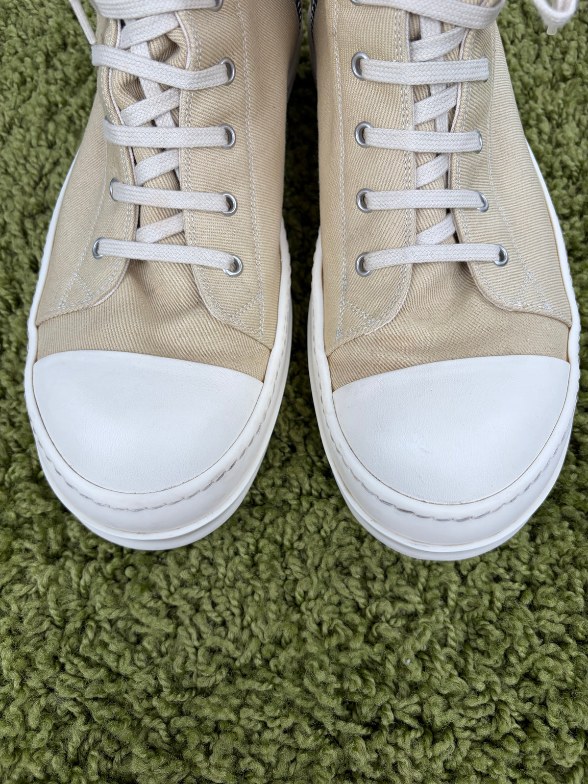 Rick Owens Ramones DRKSHDW  Beige 46