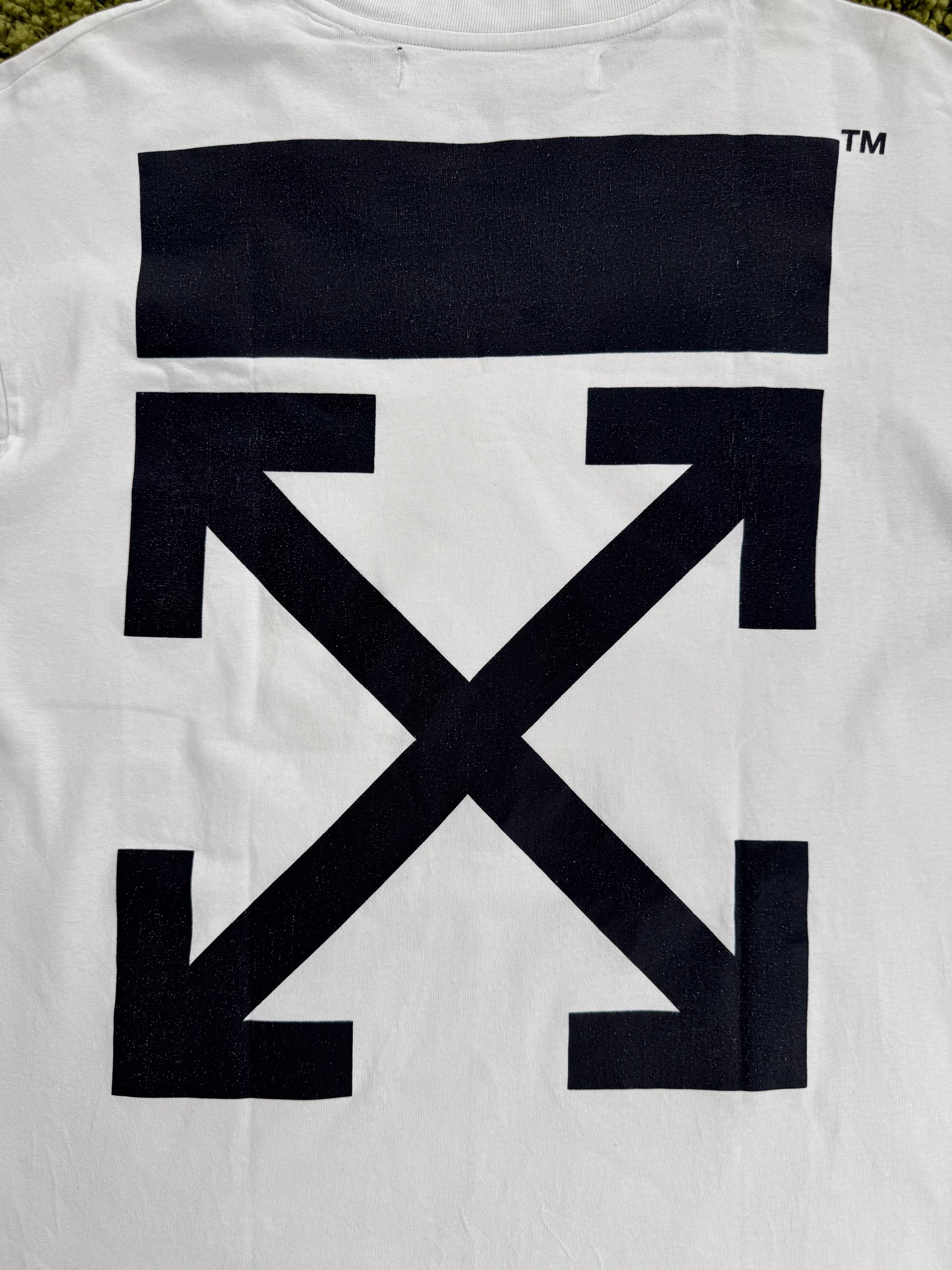 T-Shirt Narciso Off White Bianca multicolor veste XL
