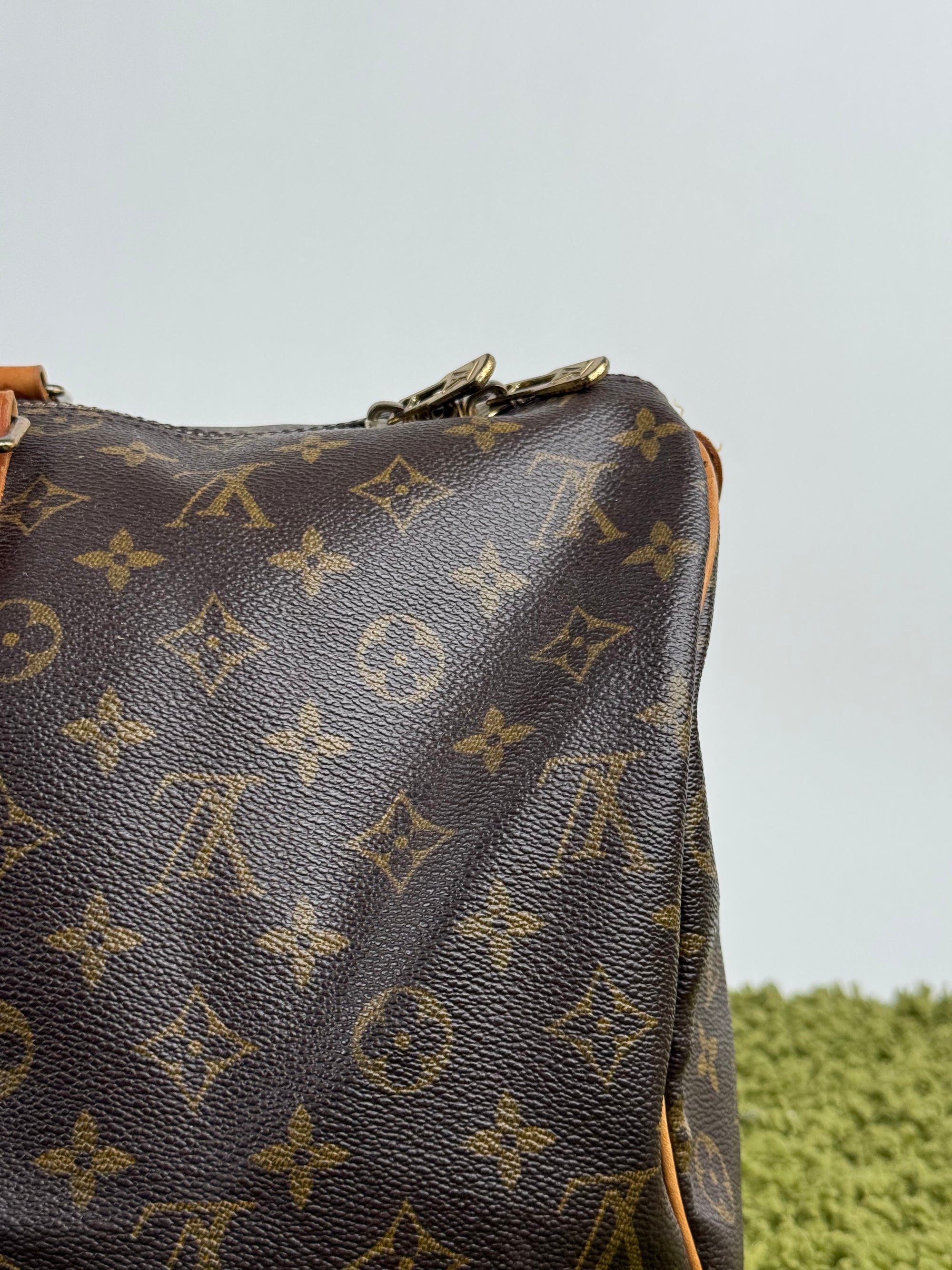 Borsone Keepall Louis Vuitton Marrone Vintage 1998 45