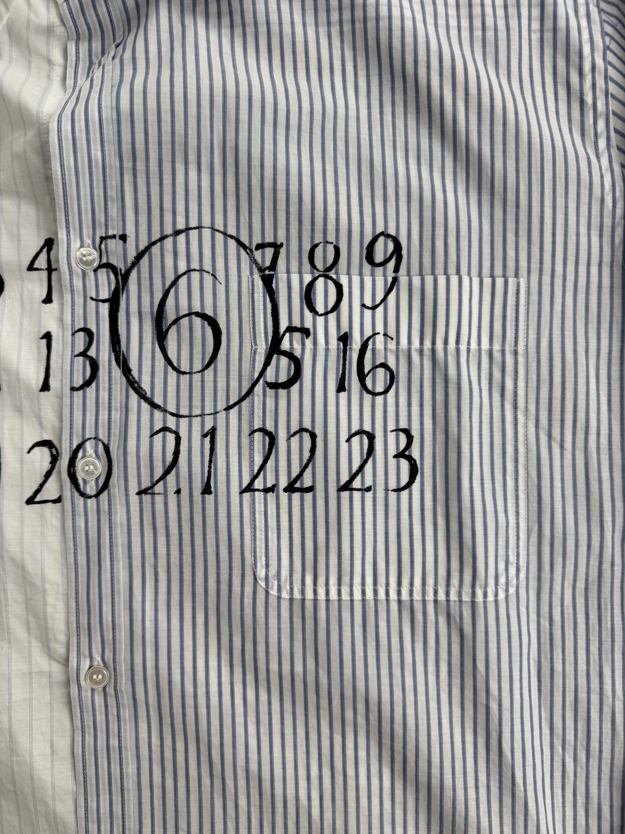 Camicia Numeric Asimmetrica Maison Margiela Multicolor 50