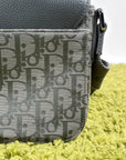 Borsa Christian Dior Saddle con pattina Grigia
