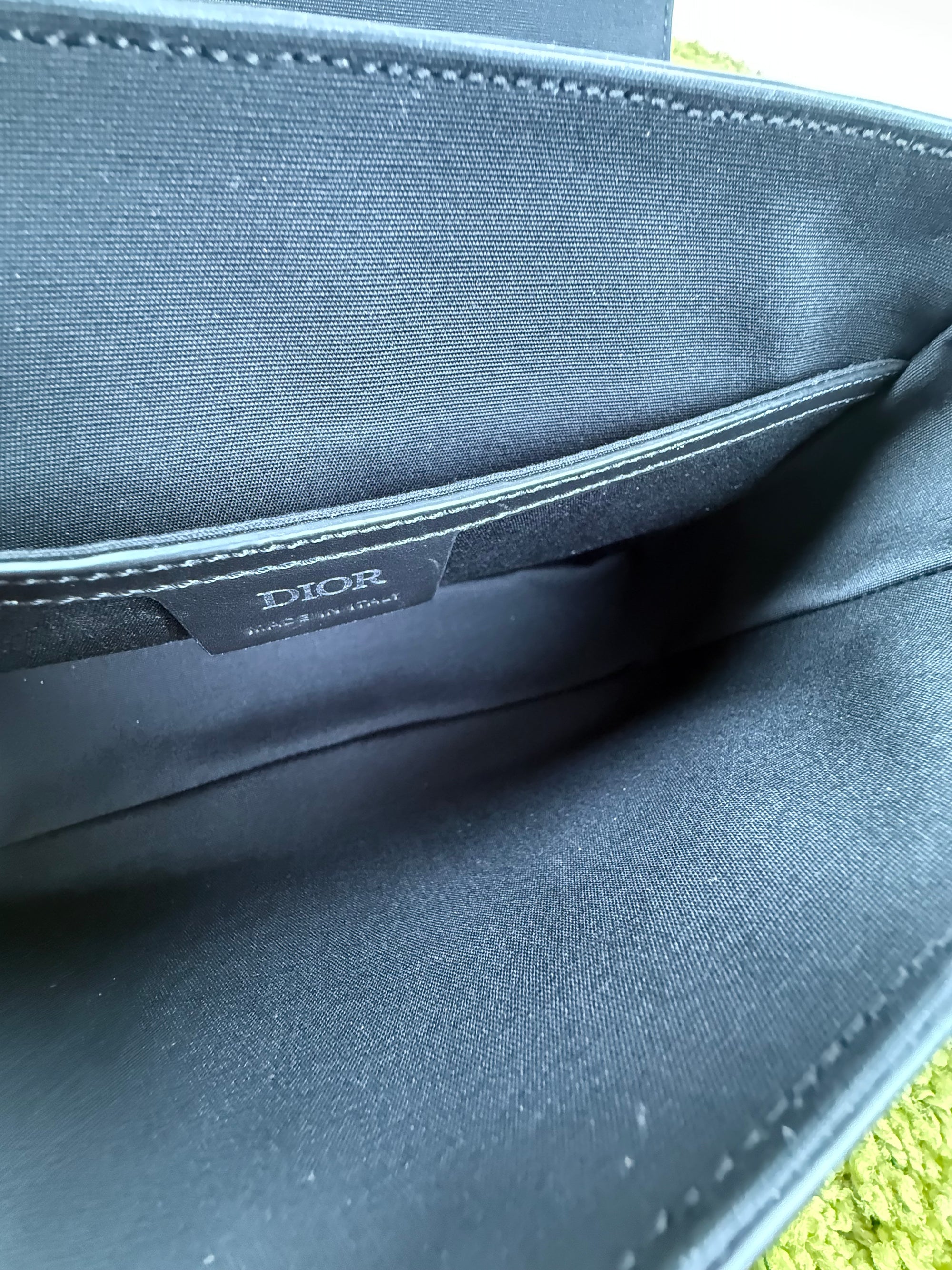Borsa a tracolla Diamond Cd Christian Dior Nero