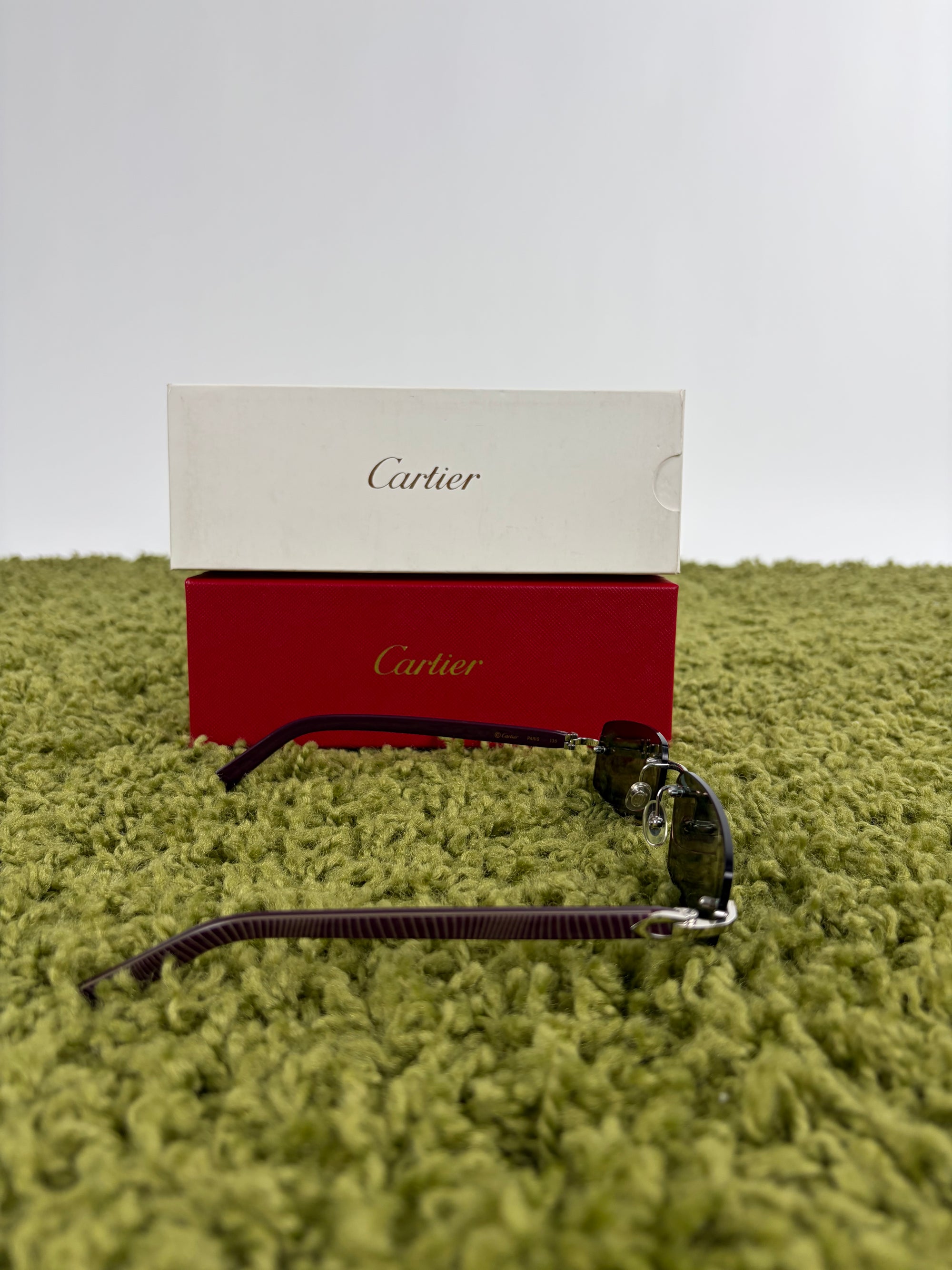 Occhiali Cartier 4754195 viola e neri