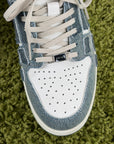 Amiri skeleton Size 43 bianche e azzurre