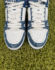 Louis Vuitton Trainer In Denim Blu 6