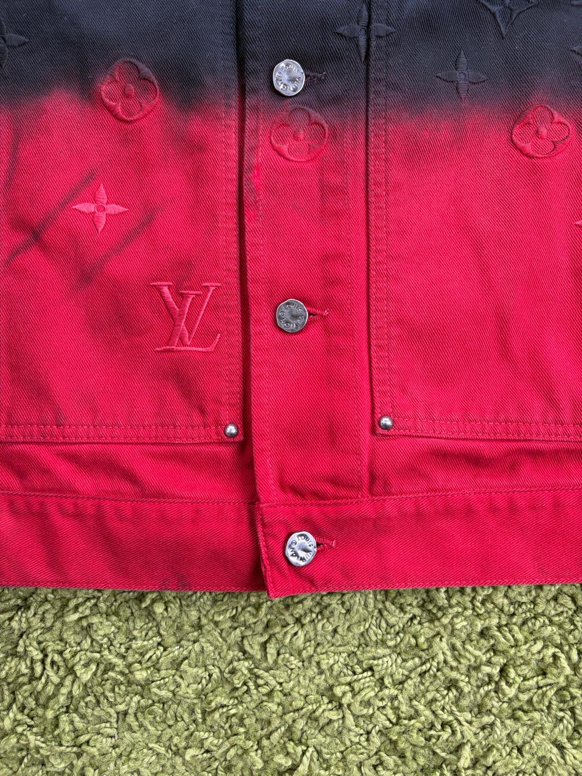 Completo Louis Vuitton Rosso Nero Giacca 50 Jeans 33