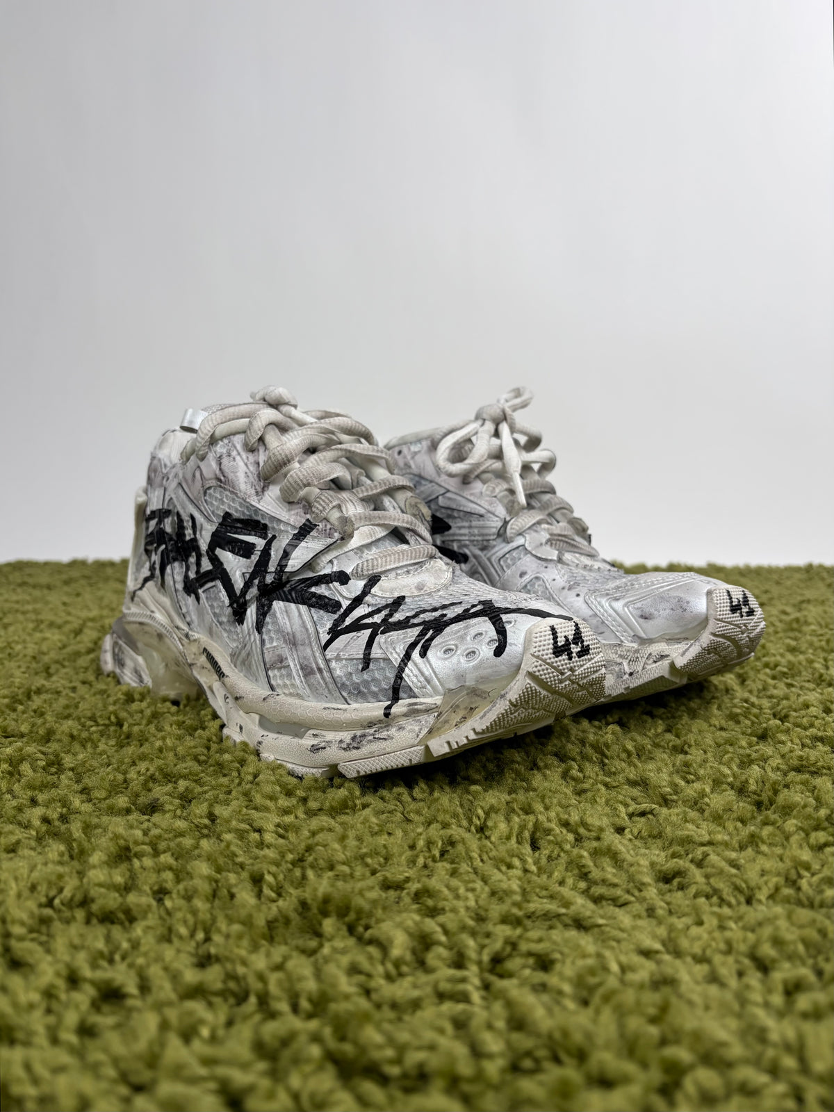 Balenciaga Runner Graffiti Grigio 41