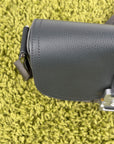 Borsa Christian Dior Saddle con pattina Grigia