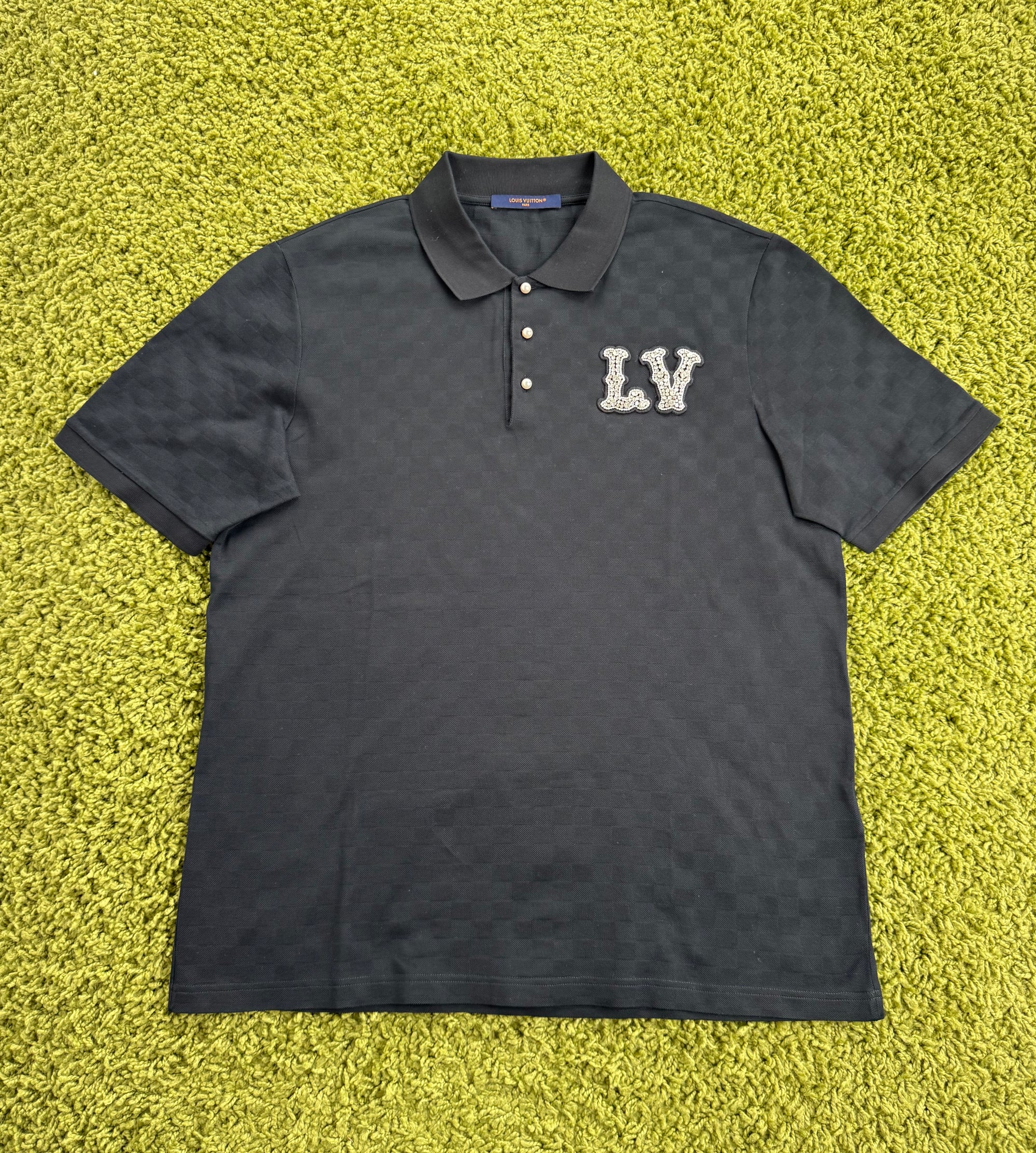 Polo in piquè Louis Vuitton Nera 5L