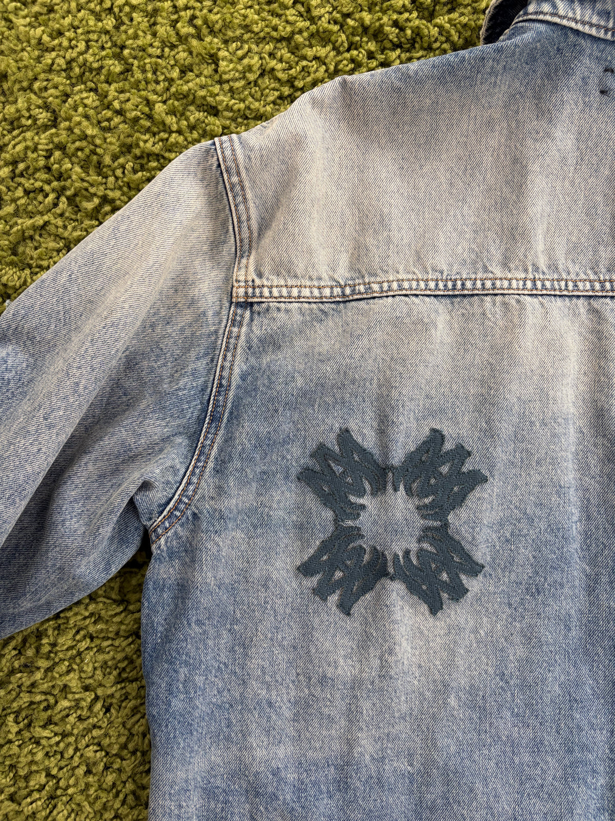 Giacca ma qua Amiri Appliquè In Denim L