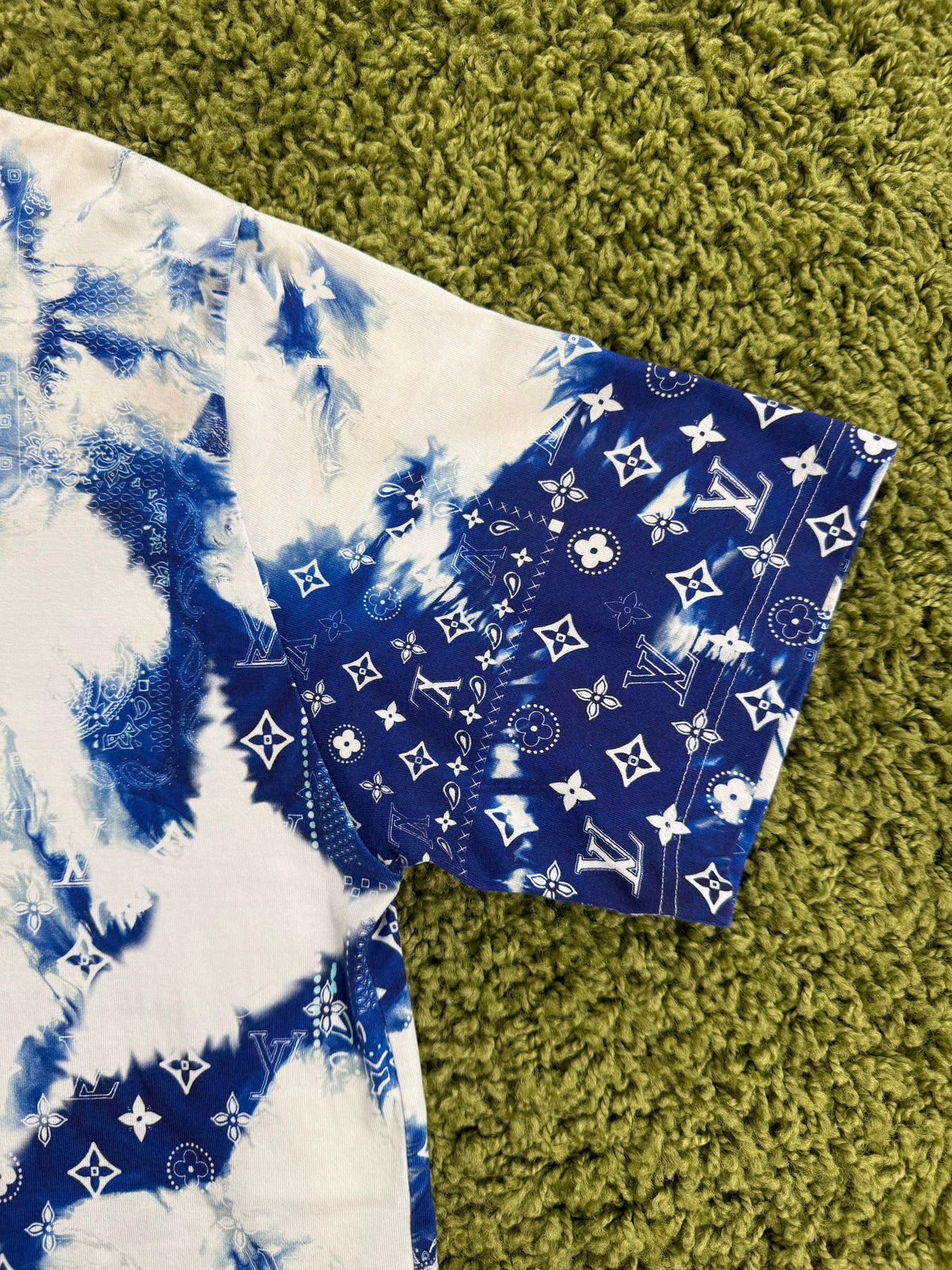 T-Shirt Louis Vuitton Monogram azzurro Multicolor XXL