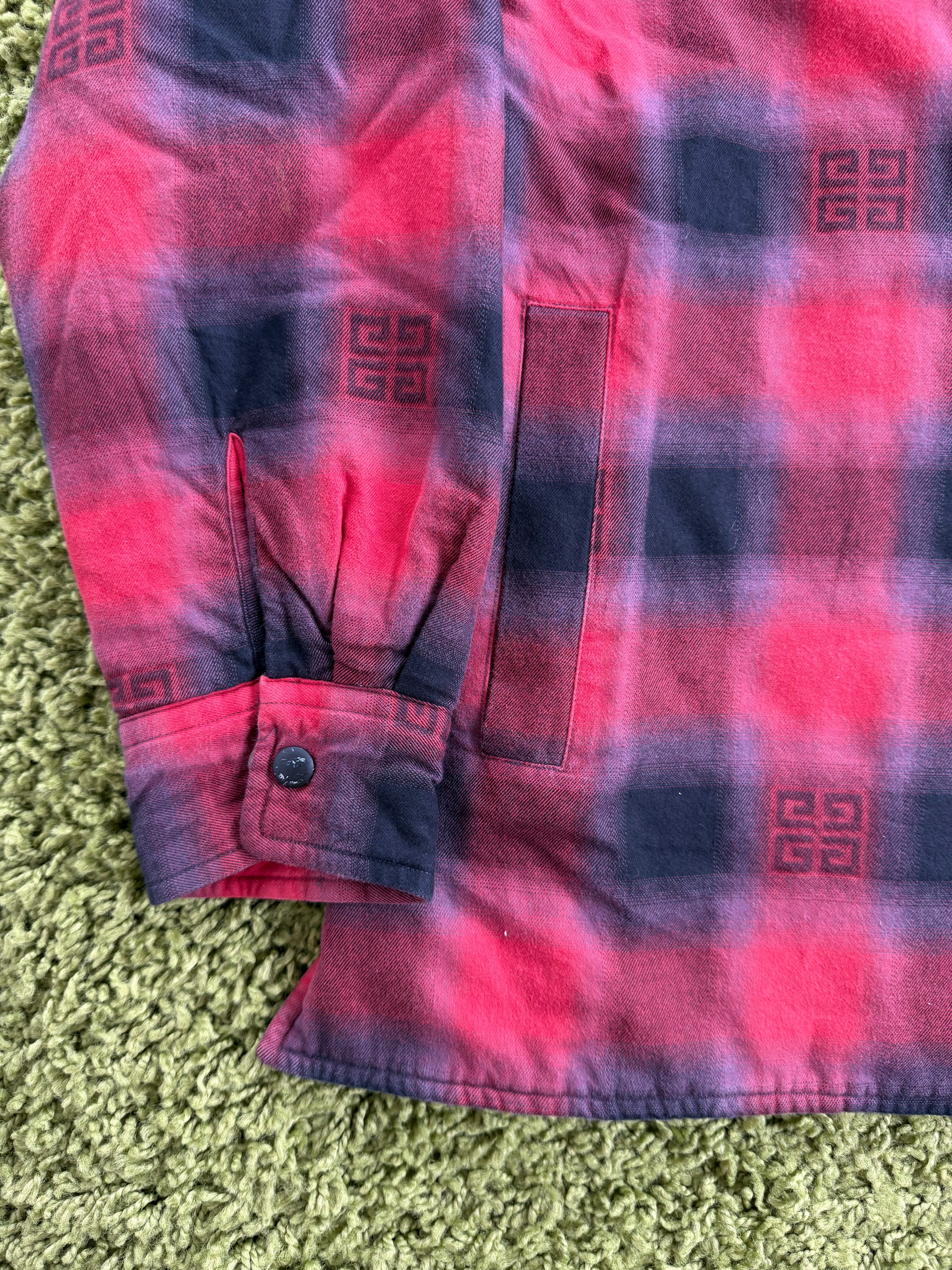Camicia Imbottita a quadri Rossa Givenchy 39