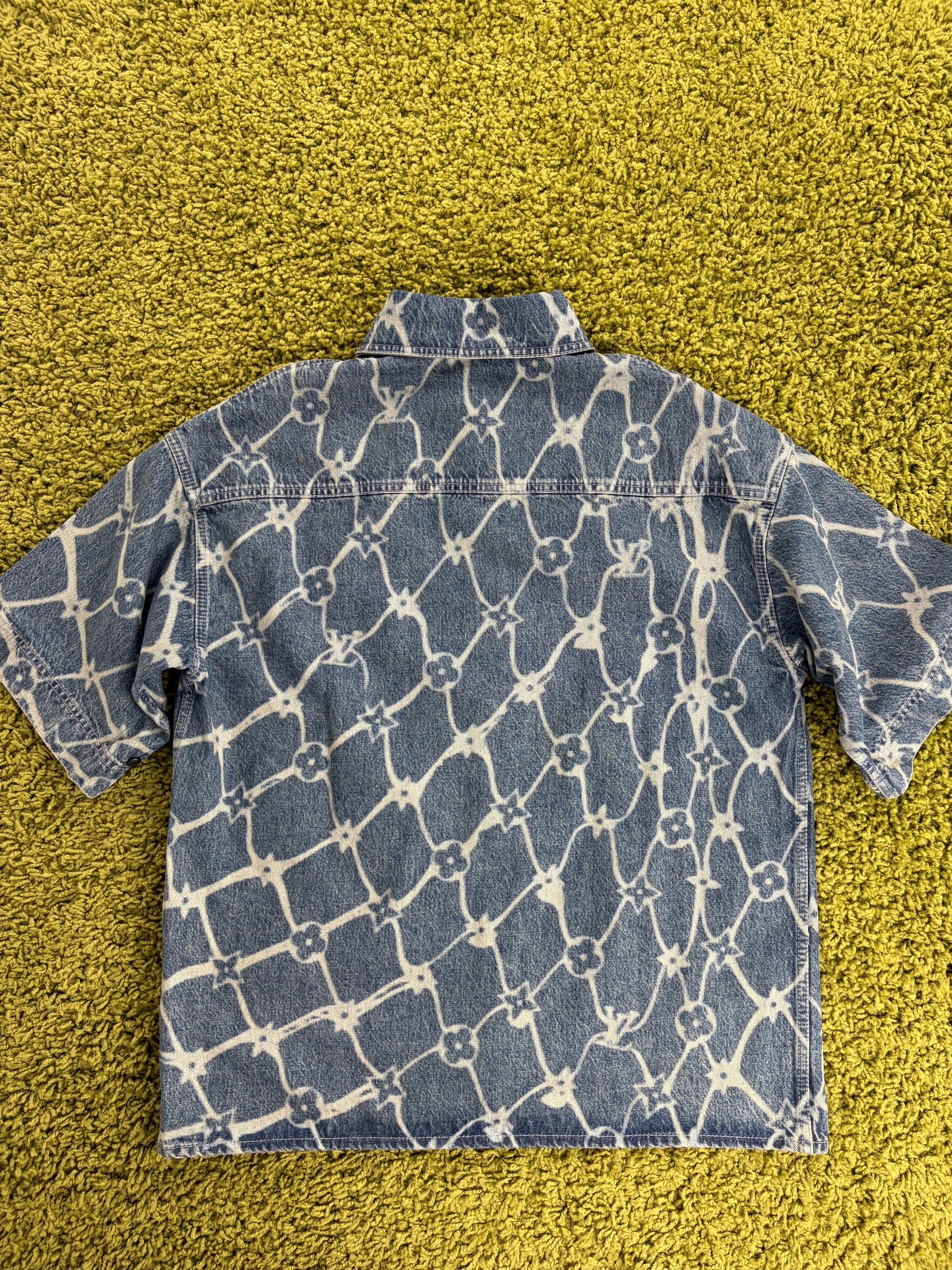 Camicie Louis vuitton Size XL azzurra e bianca
