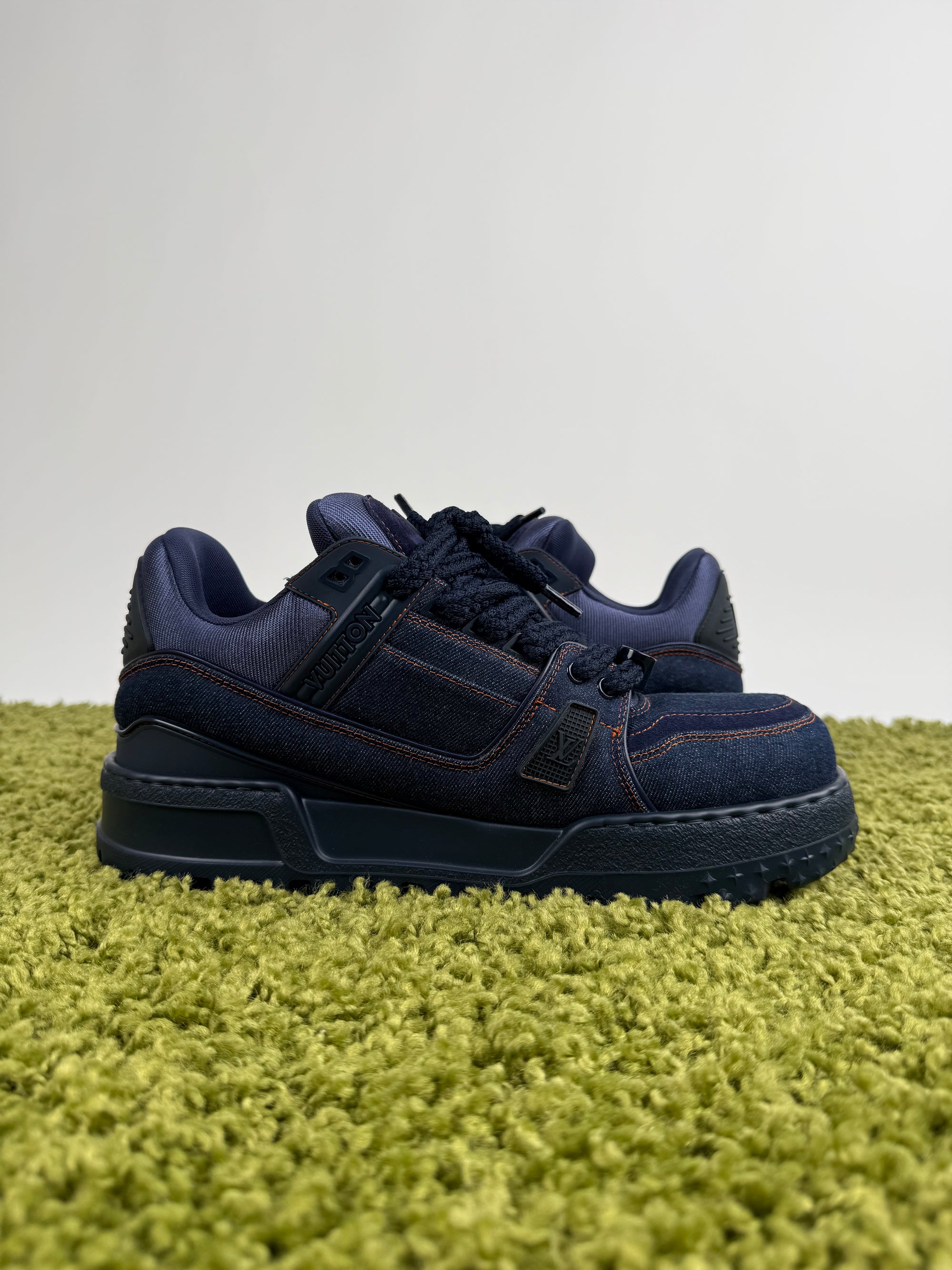 Louis Vuitton Skate Maxi in Denim Blu 9