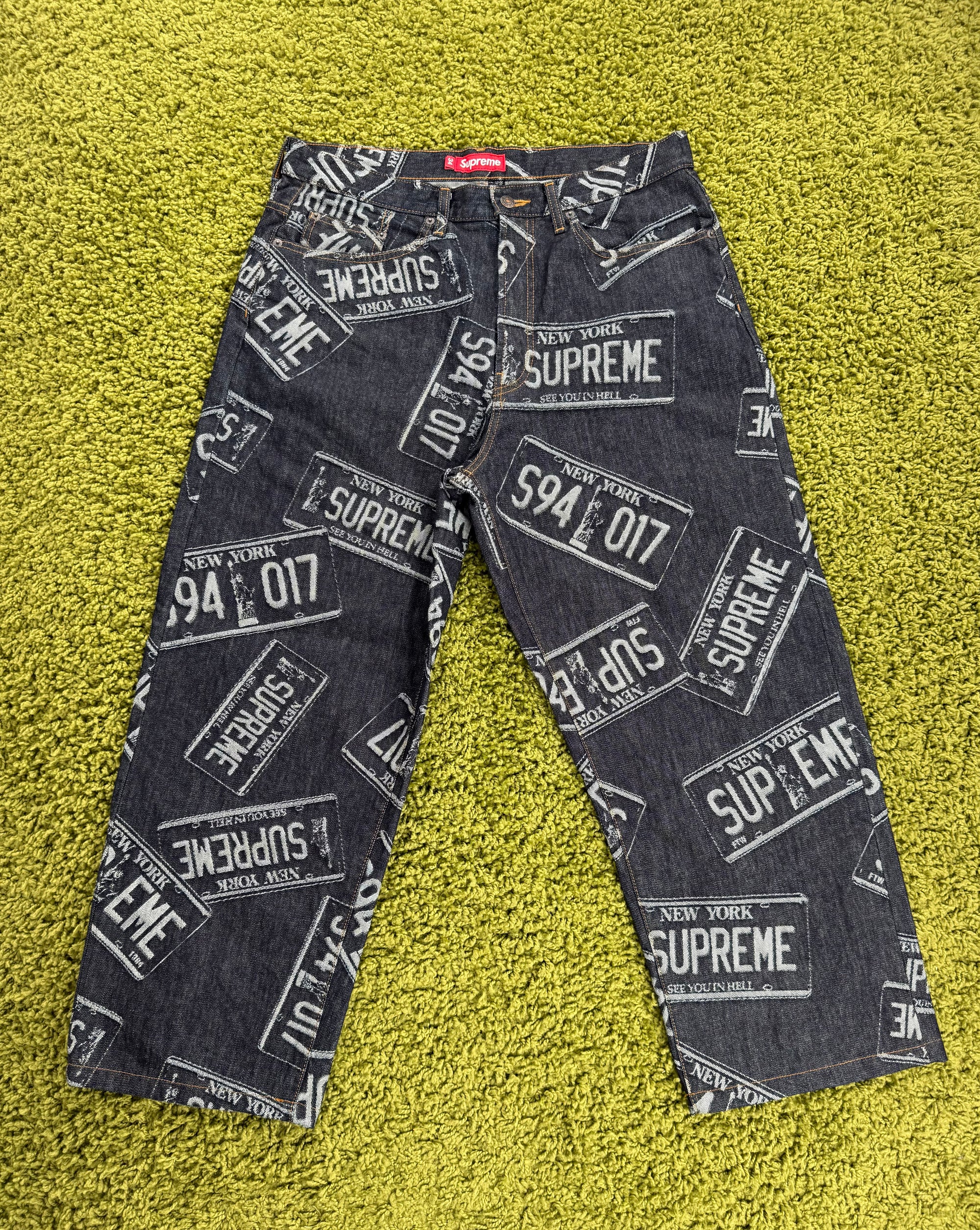 Jeans Baggy Rigid Indigo Supreme In denim 34