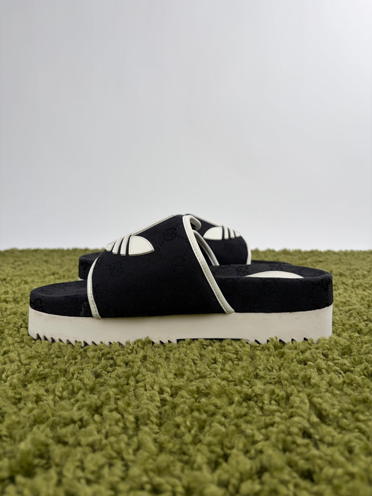 Sandali Platform Gucci X Adidas Nero 6