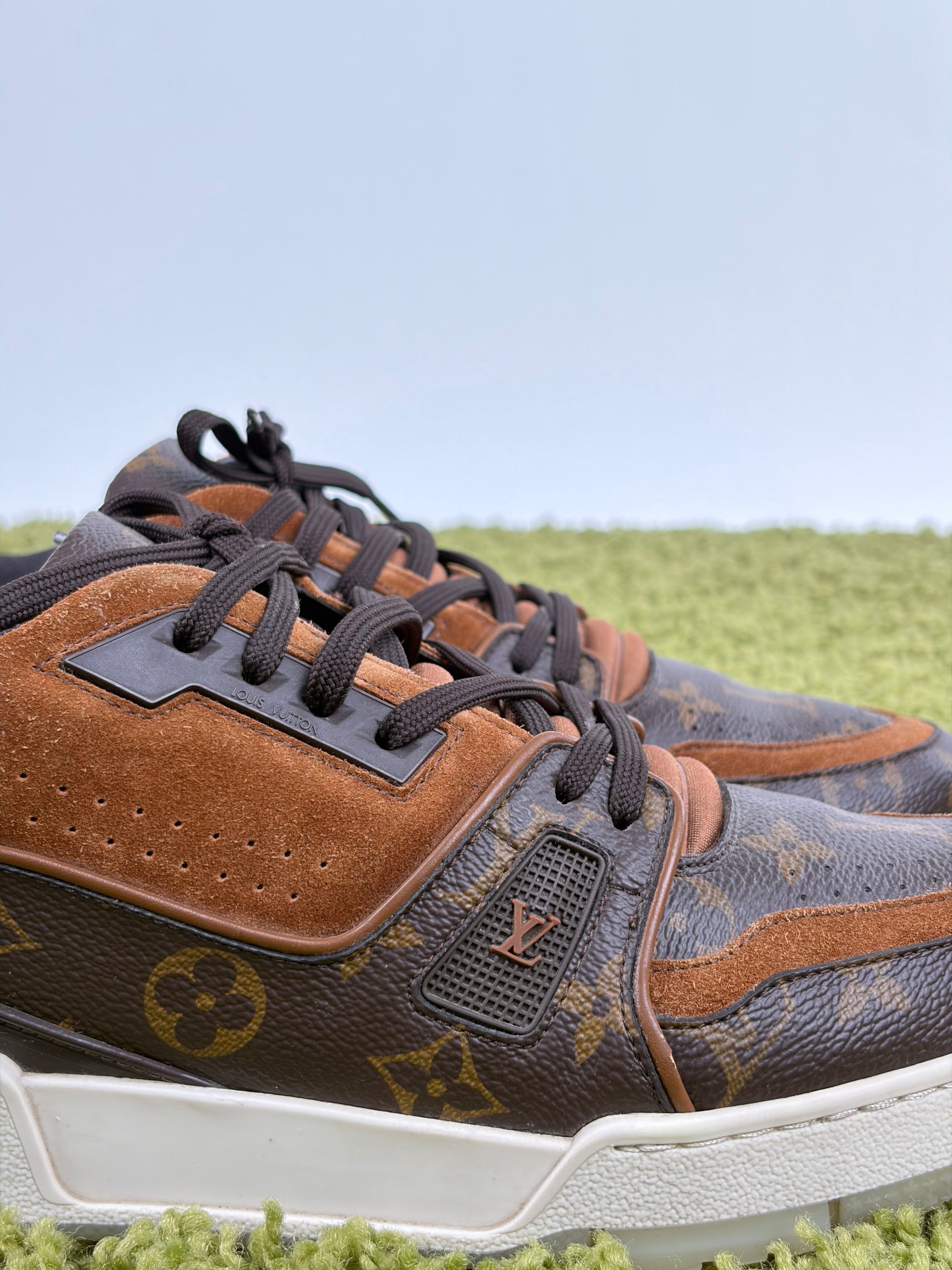 Louis vuitton trainer Size 8=42 calza 43 marrone