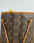 Borsa Neverfull MM monogram Louis Vuitton Marrone